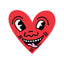 Keith Haring Heart Single Sticker
