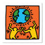 Keith Haring Untitled (World) 40cm x 40cm Art Print
