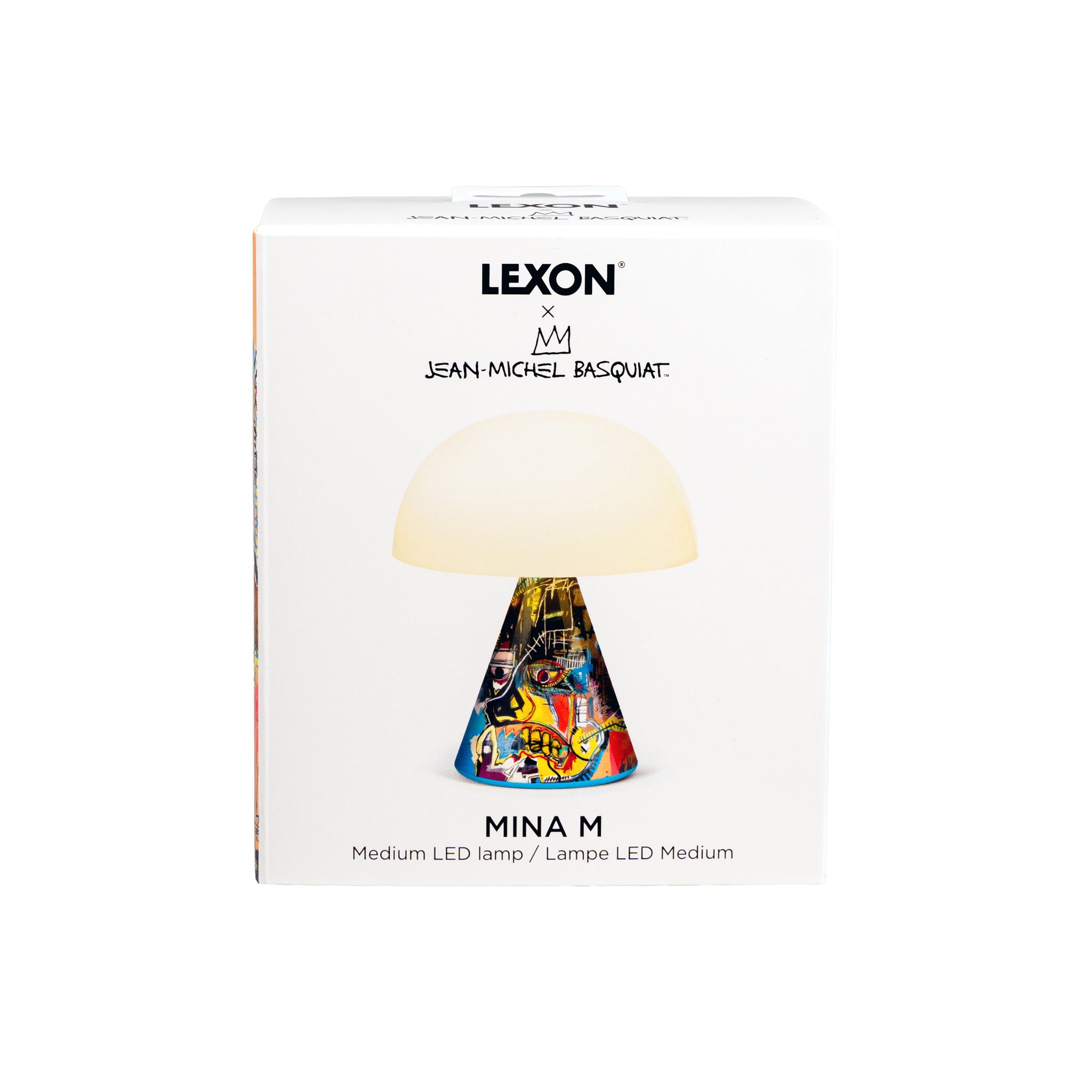 Mina M LED Lamp - Lexon x Jean-Michel Basquiat Skull