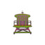 Pink Lifeguard Tower Pin