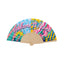 Queen Andrea WELCOME TO MIAMI RETRO Wooden Hand Fan
