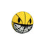 Ron English Grin Basketball Yellow 7"