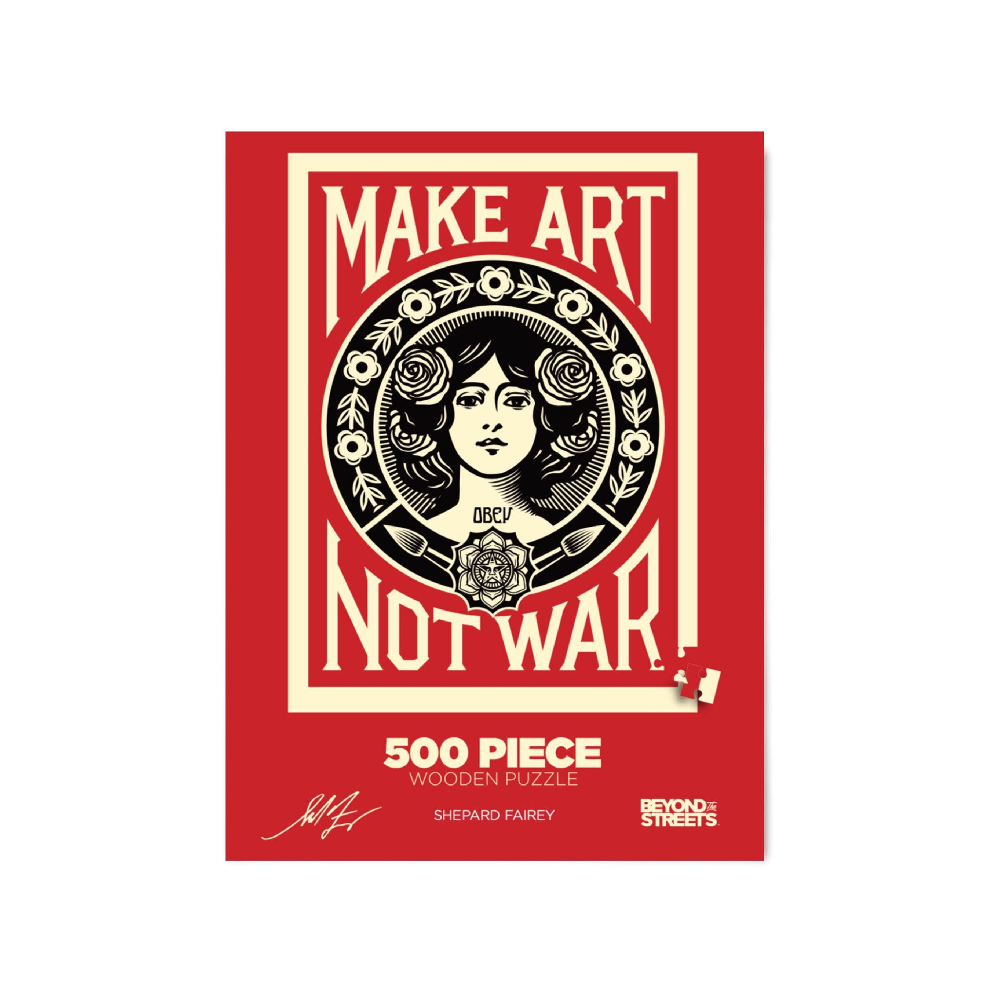 Shepard Fairey Make Art Not War Series 1 Puzzle