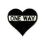 Scott Froschauer One Way Heart Sticker