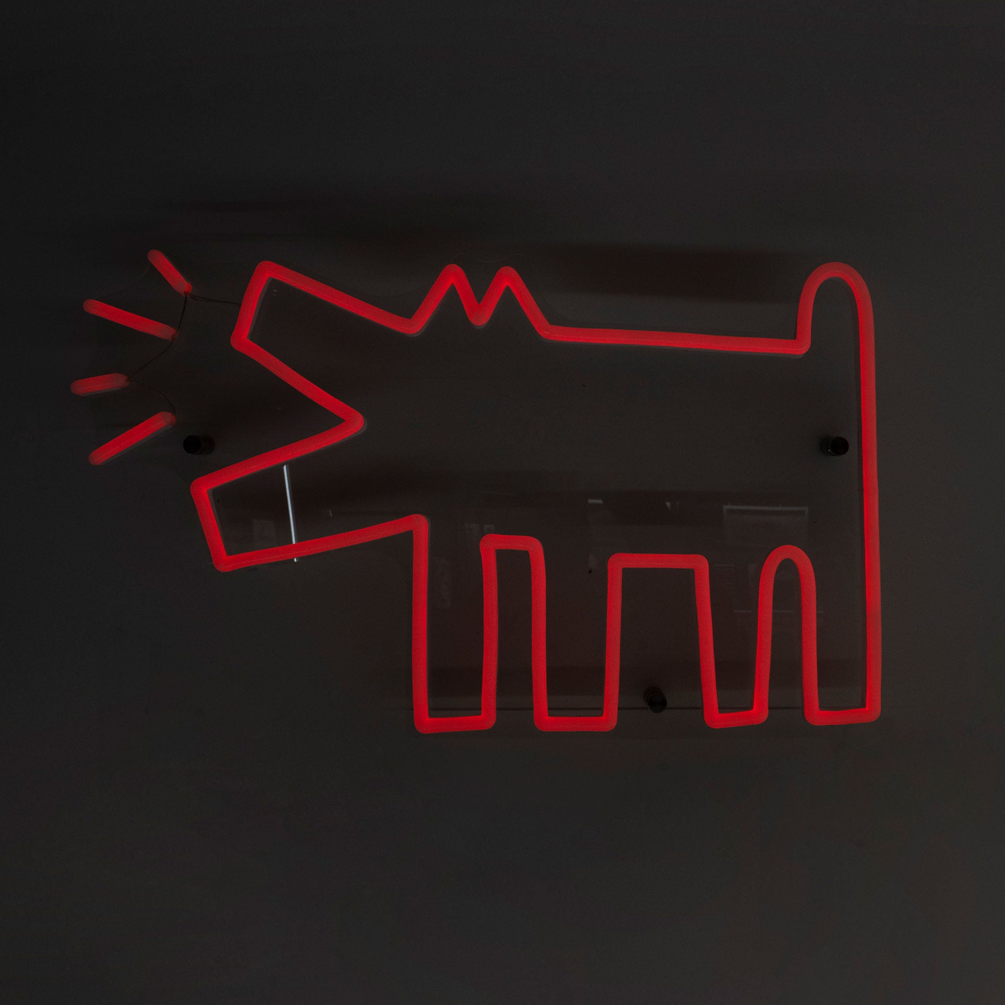 Barking Dog by Keith Haring - LED Neon Sign