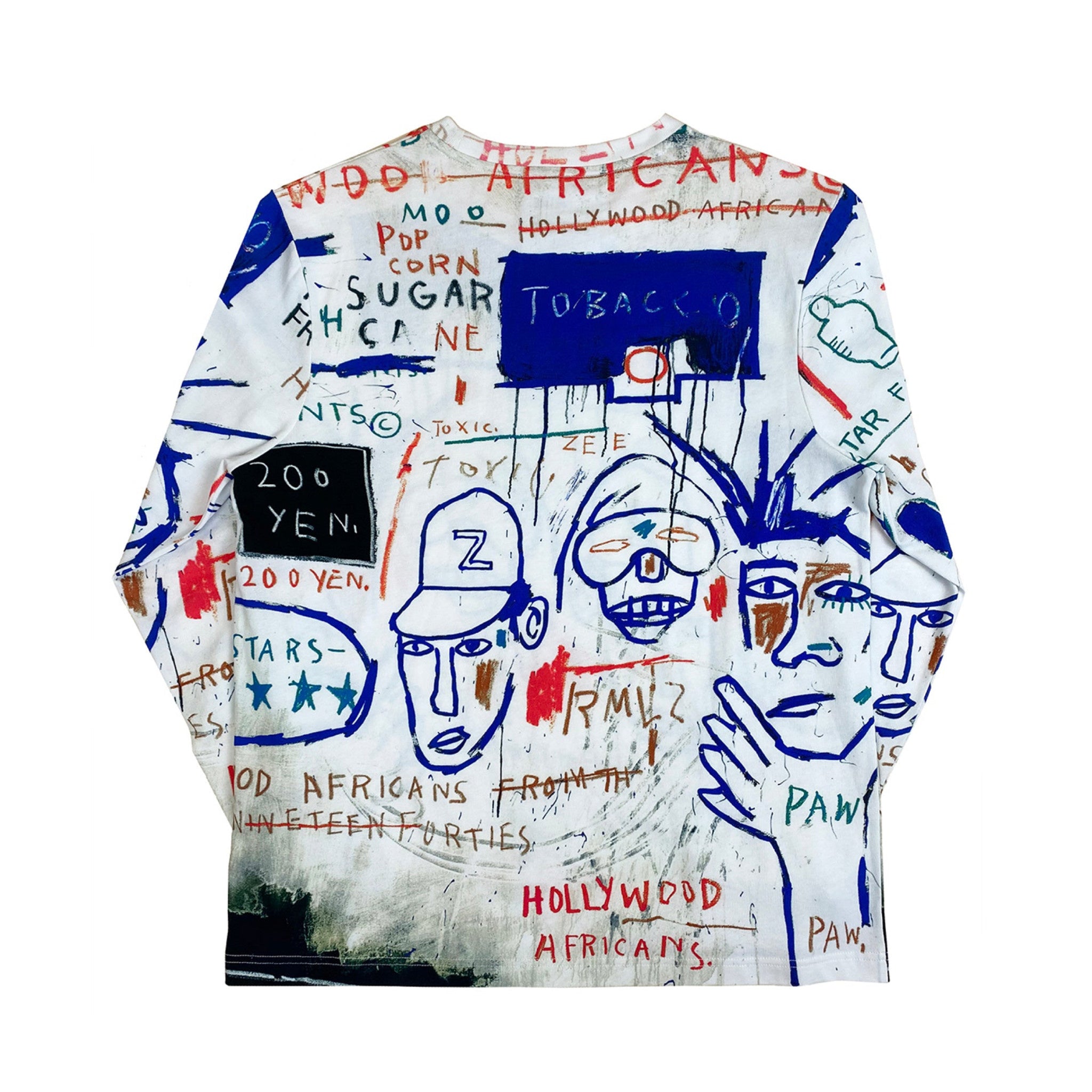Basquiat HOLLYWOOD AFRICANS All-Over Long-Sleeve Shirt - Wynwood Walls Shop