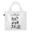 Jean Michael Basquiat Not for Sale Milky Transparent Tote Bag
