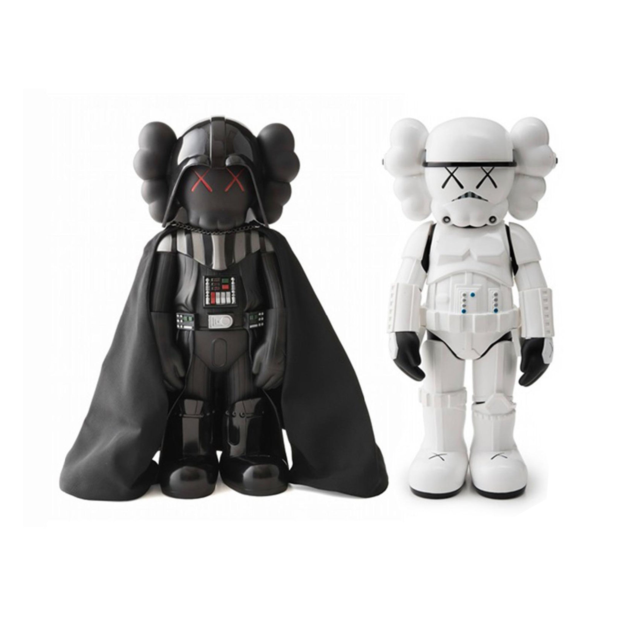 KAWS x Starwars - Darth Vader & Storm Trooper Mini Figure Set