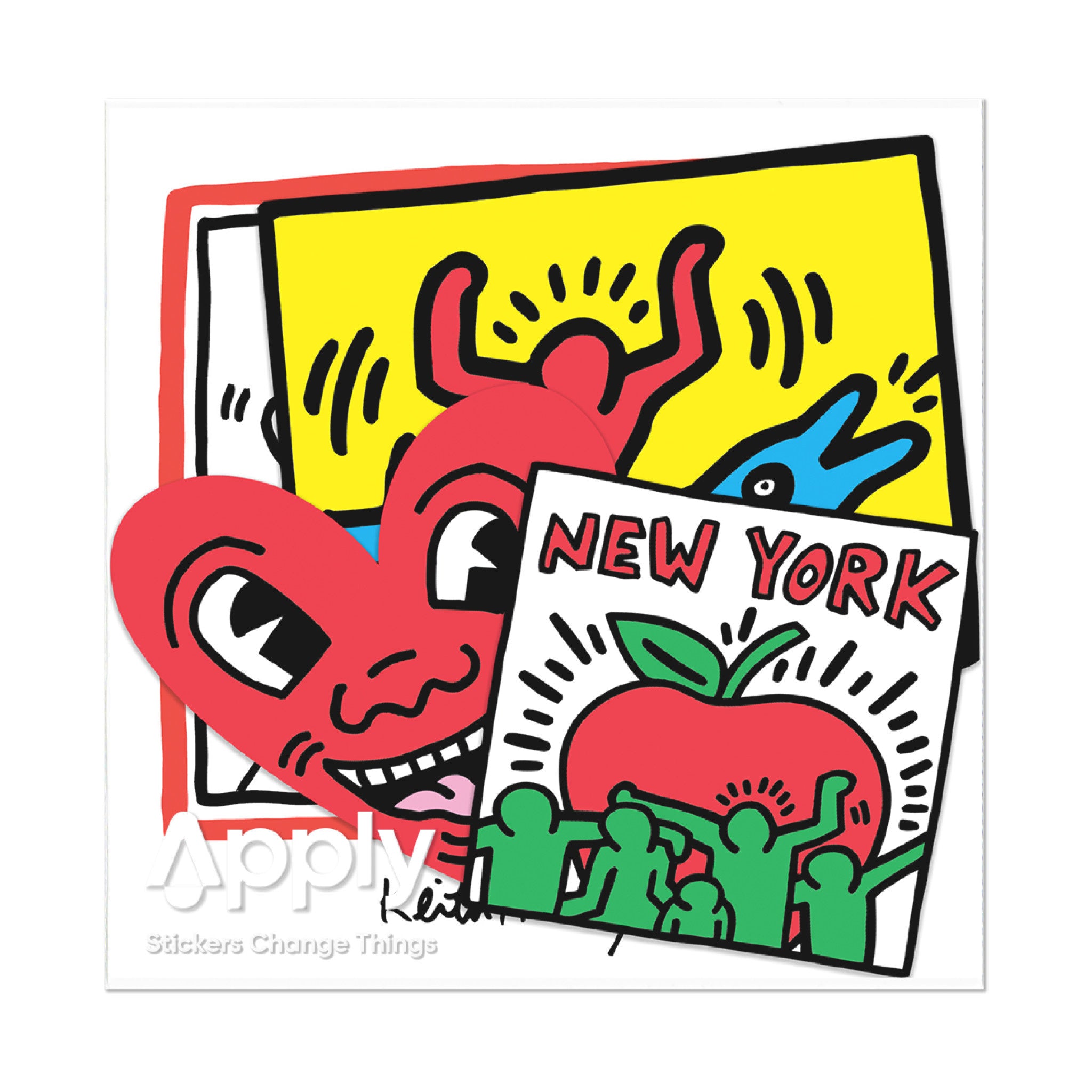 Keith Haring Graffiti Art Stickers Wholesale sticker supplier 