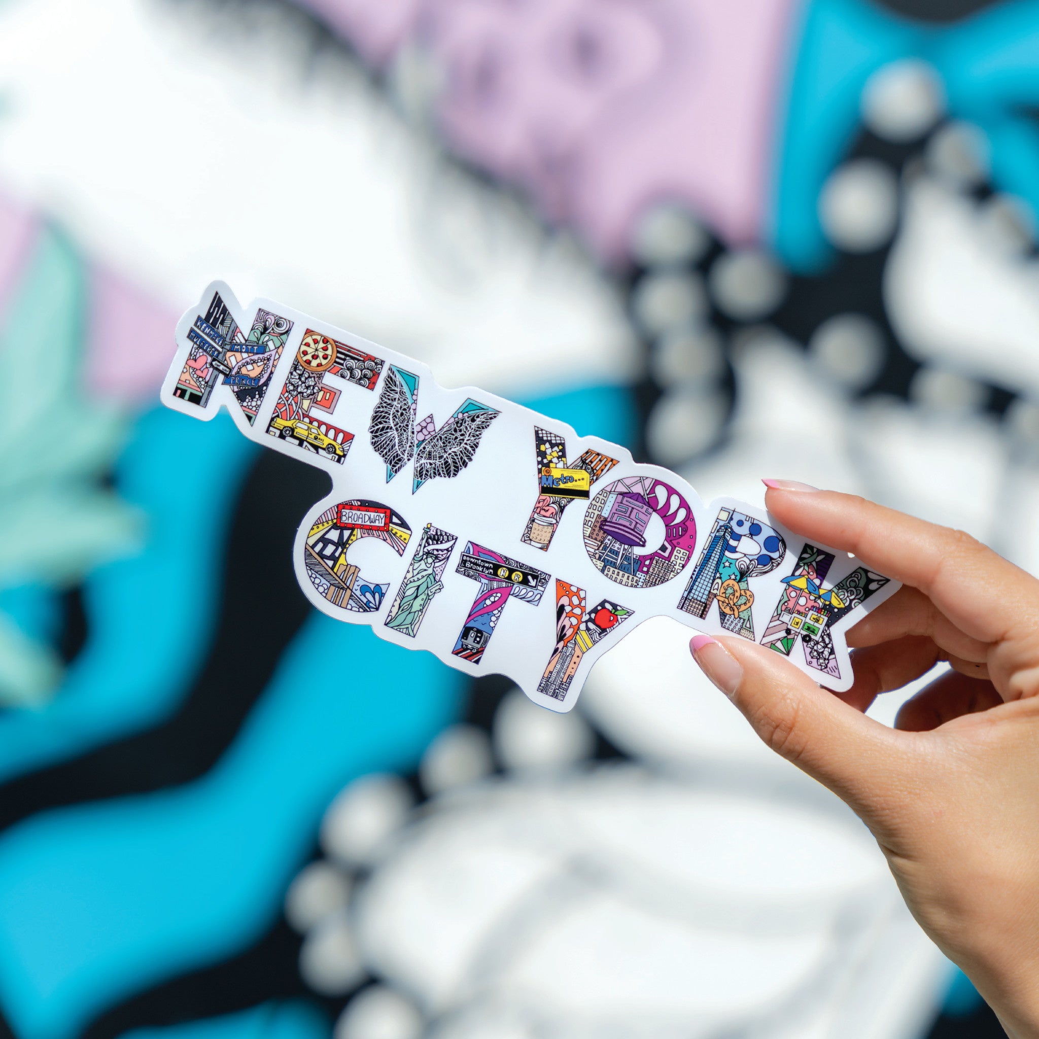 Kelsey Montague City Sticker NYC - Wynwood Walls Shop