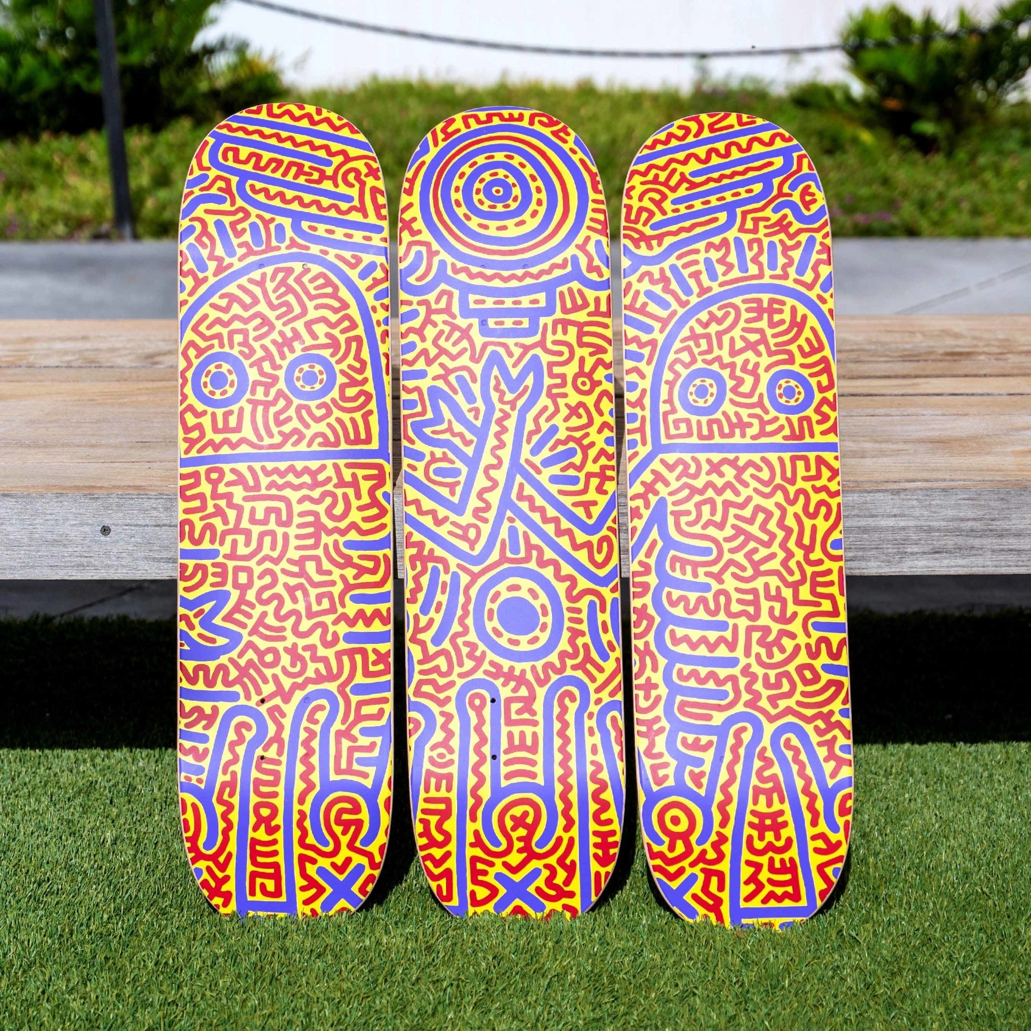Keith Haring Untitled 1984 Skate Deck - Wynwood Walls Shop
