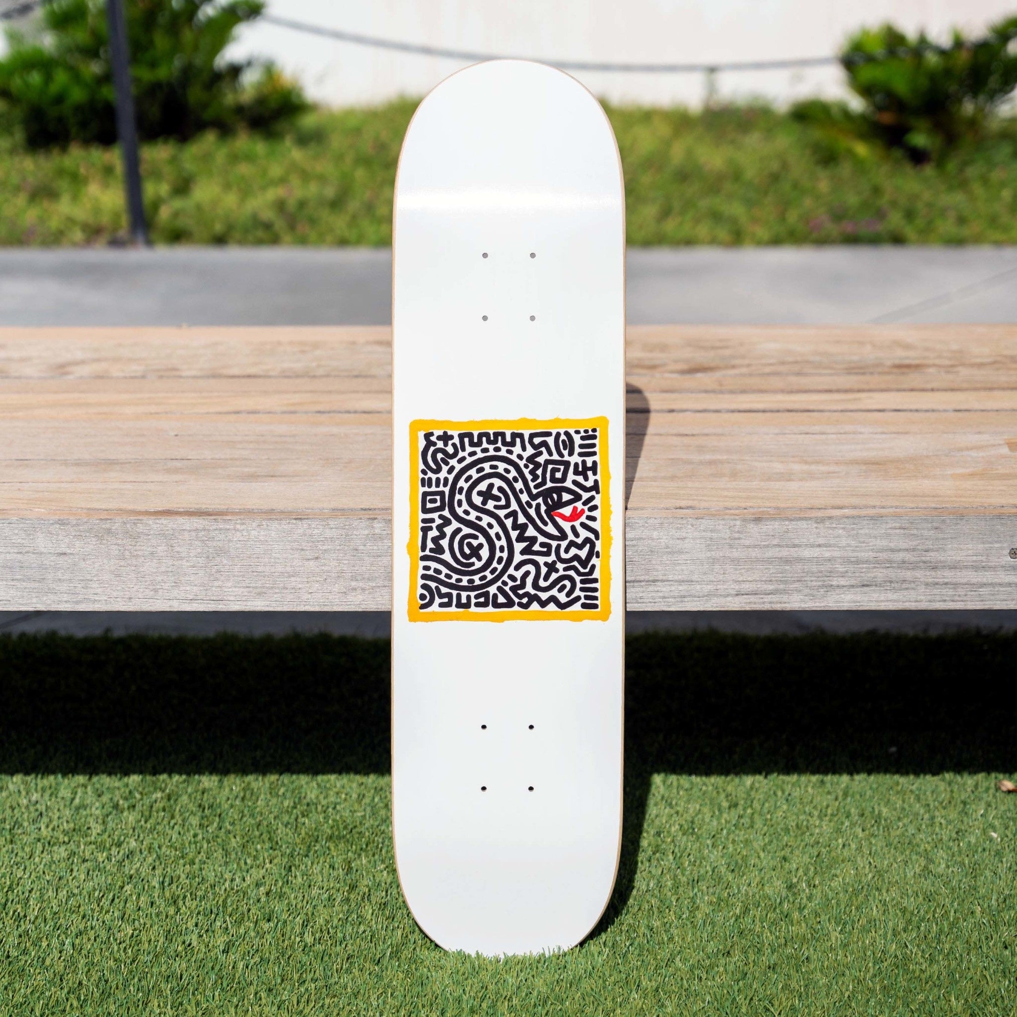 Keith Haring Untitled (Snake) Skate Deck