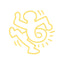 Twisted Man by Keith Haring - LED Neon Sign