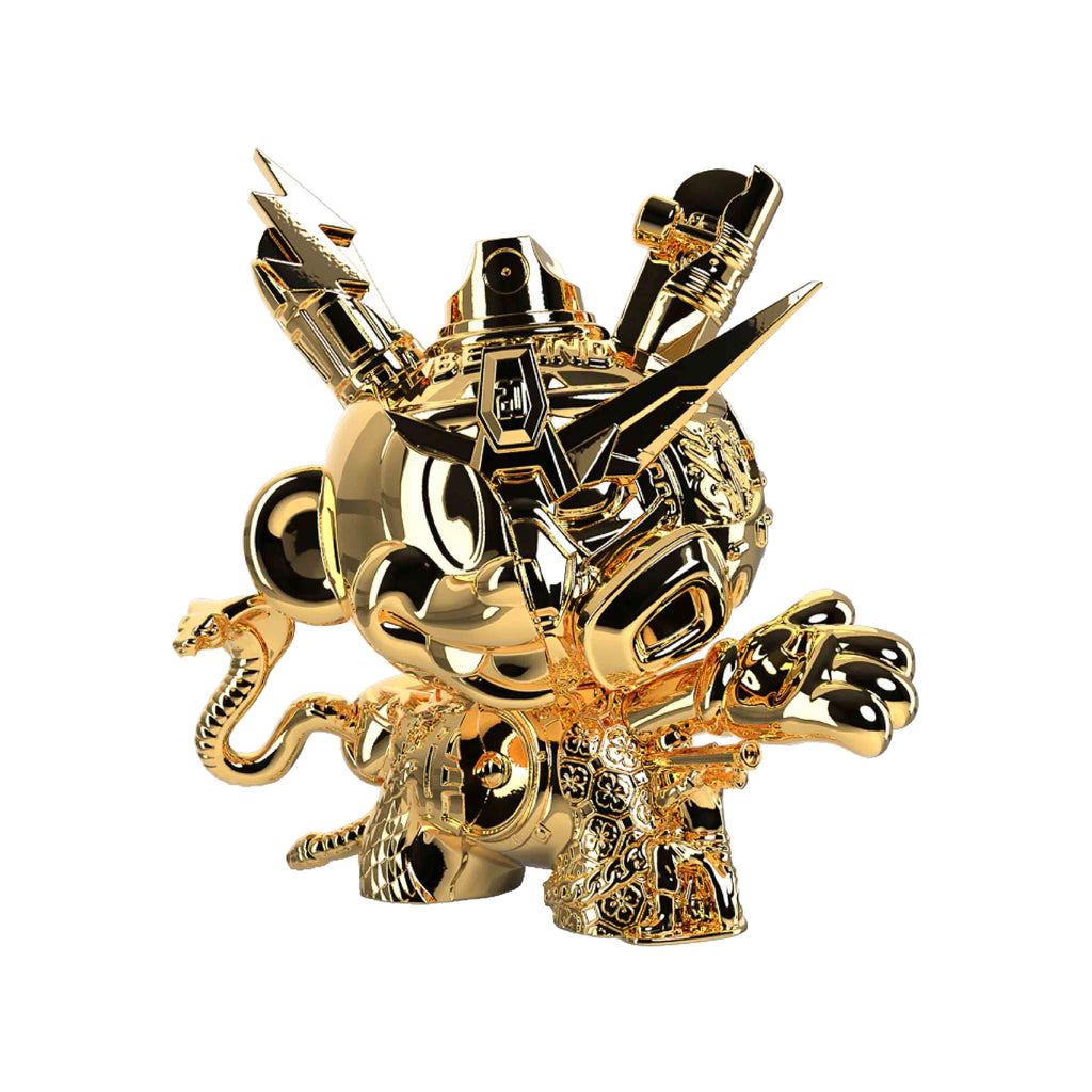 20th Anniversary Still Life Gold Dunny 8" Art Figure by Tristan Eaton