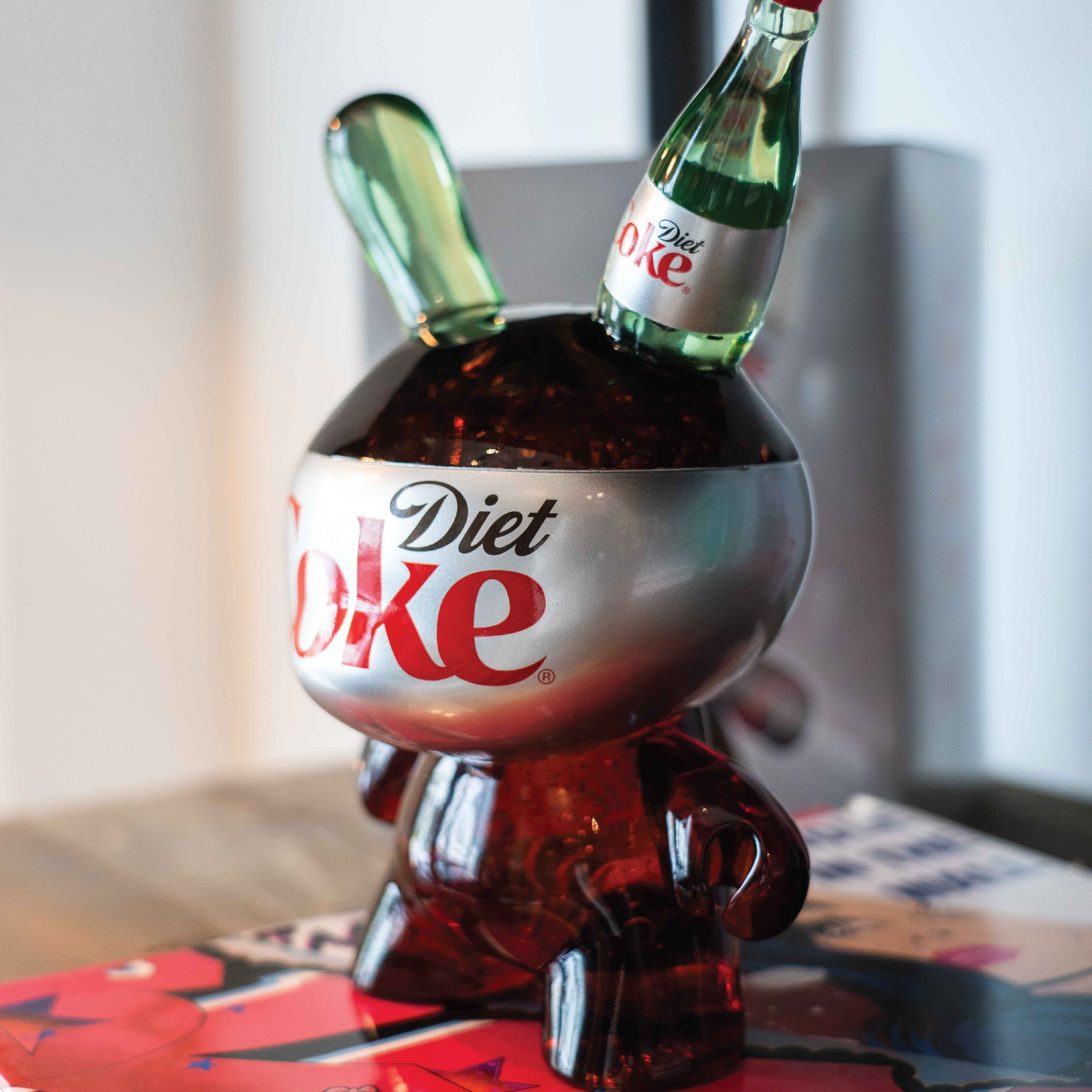Diet Coke® Dunny by Kidrobot – 8” Resin Figure (Limited to 1000