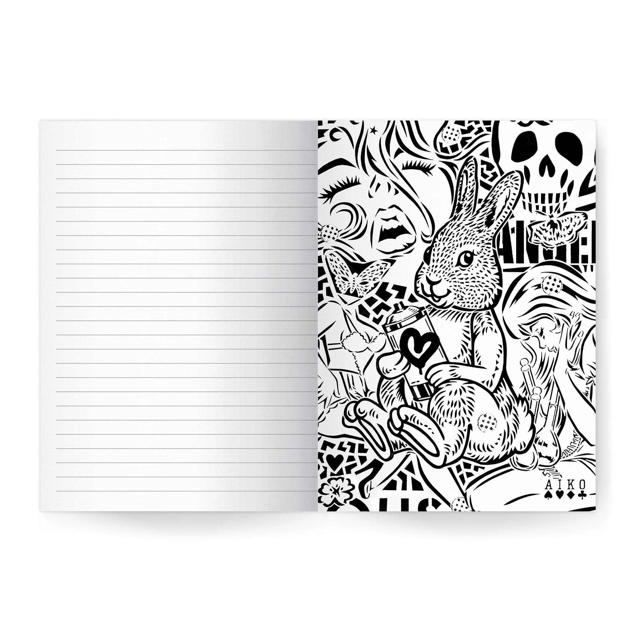 Aiko BUNNY Medium Notebook