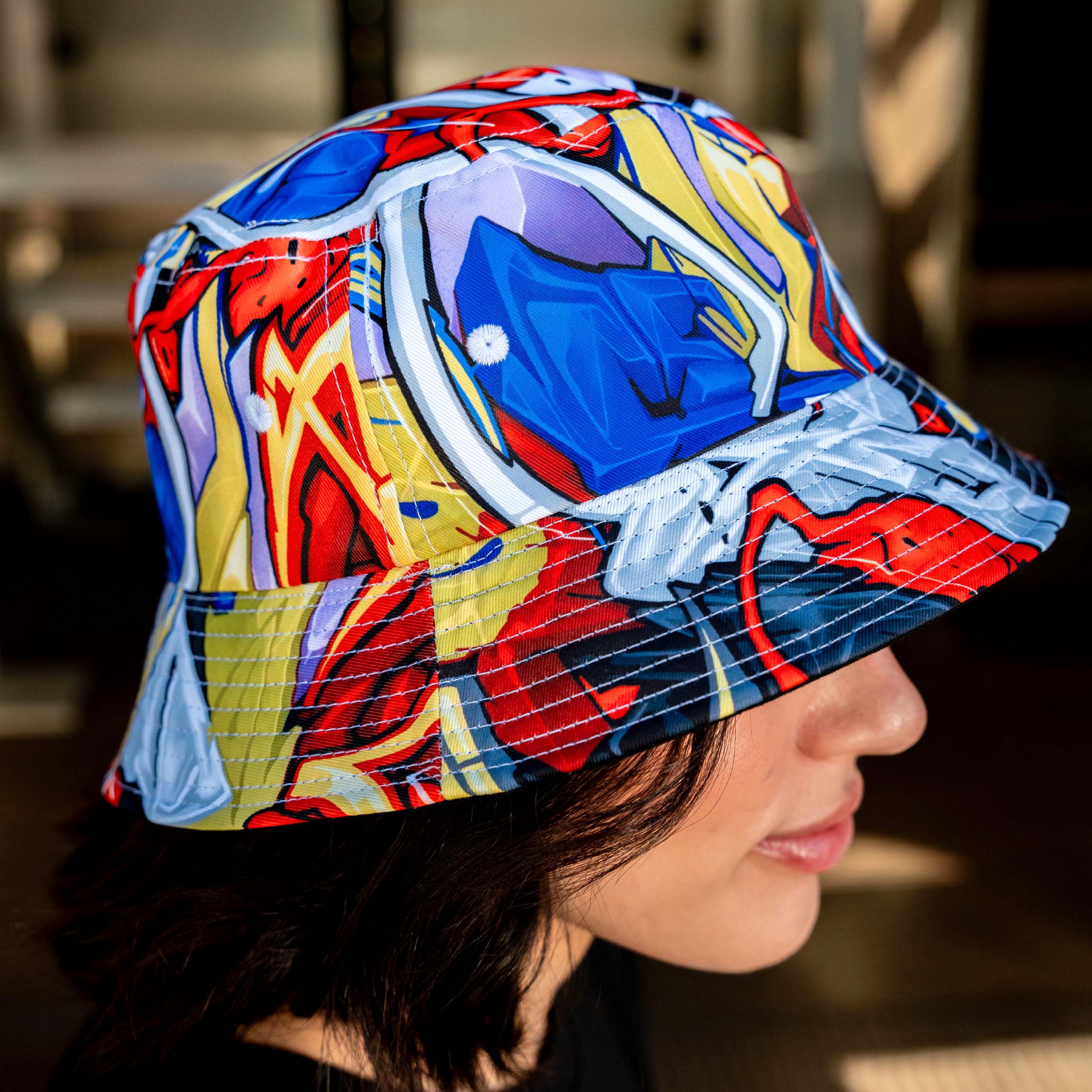 Askew One Bucket Hat – Limited Edition Reversible Street Art