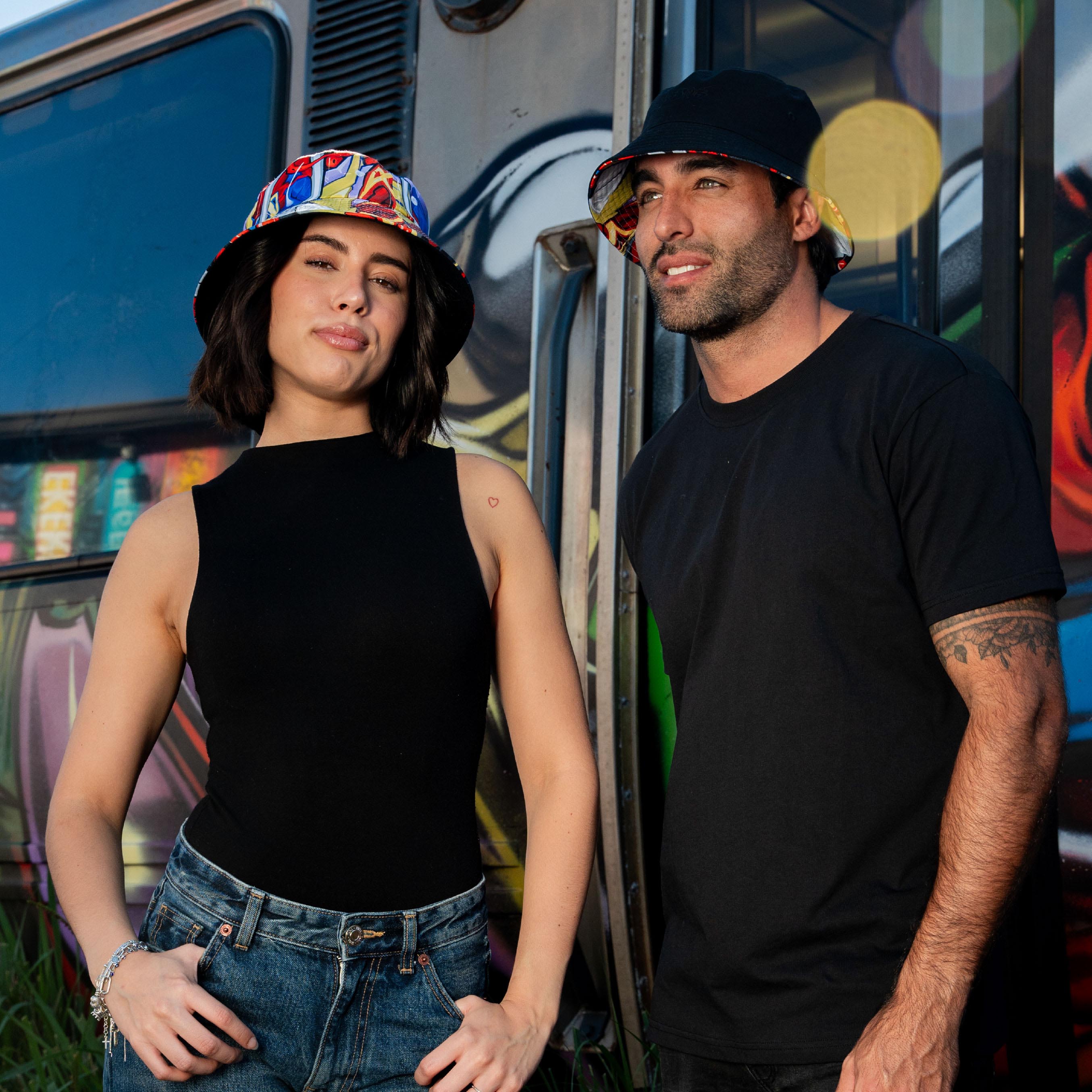 Askew One Bucket Hat – Limited Edition Reversible Street Art