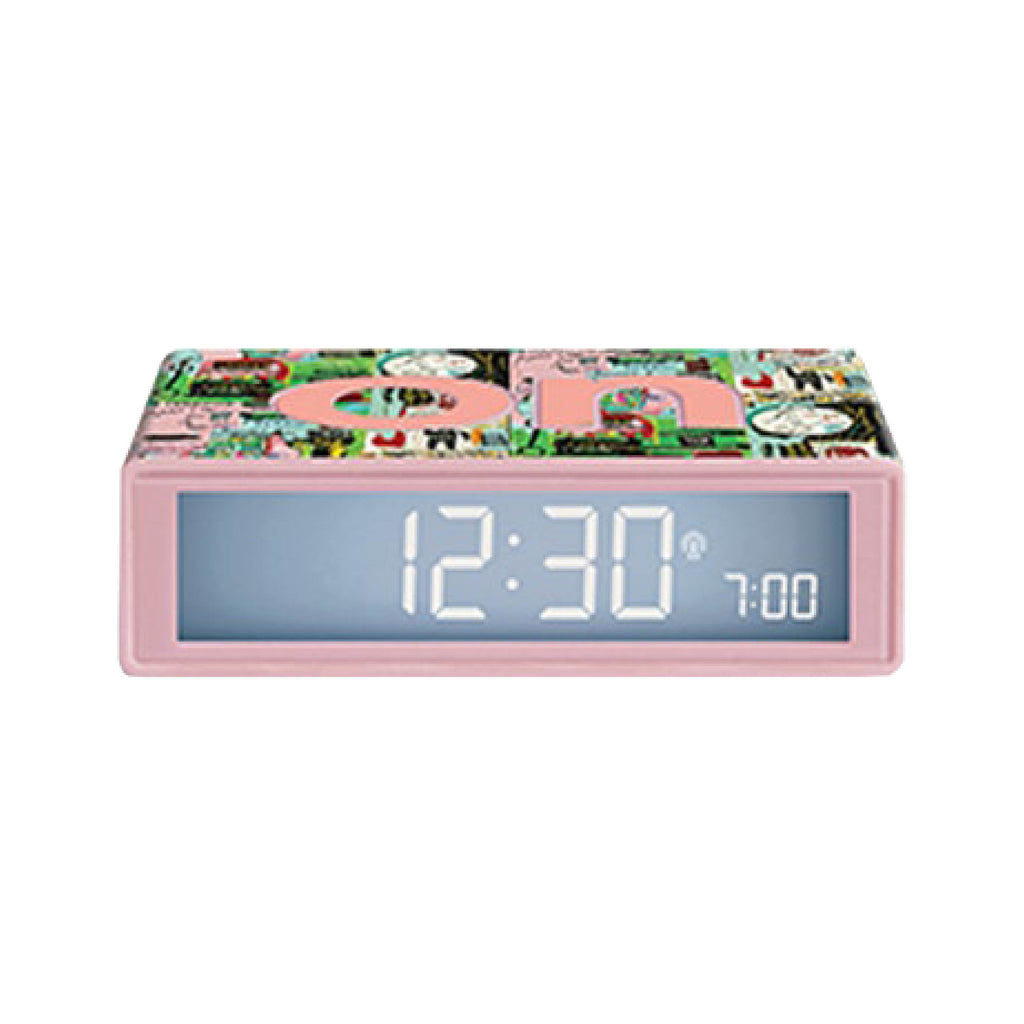 Flip+ Alarm Clock - Lexon x Jean-Michel Basquiat In Italian - Last Chance