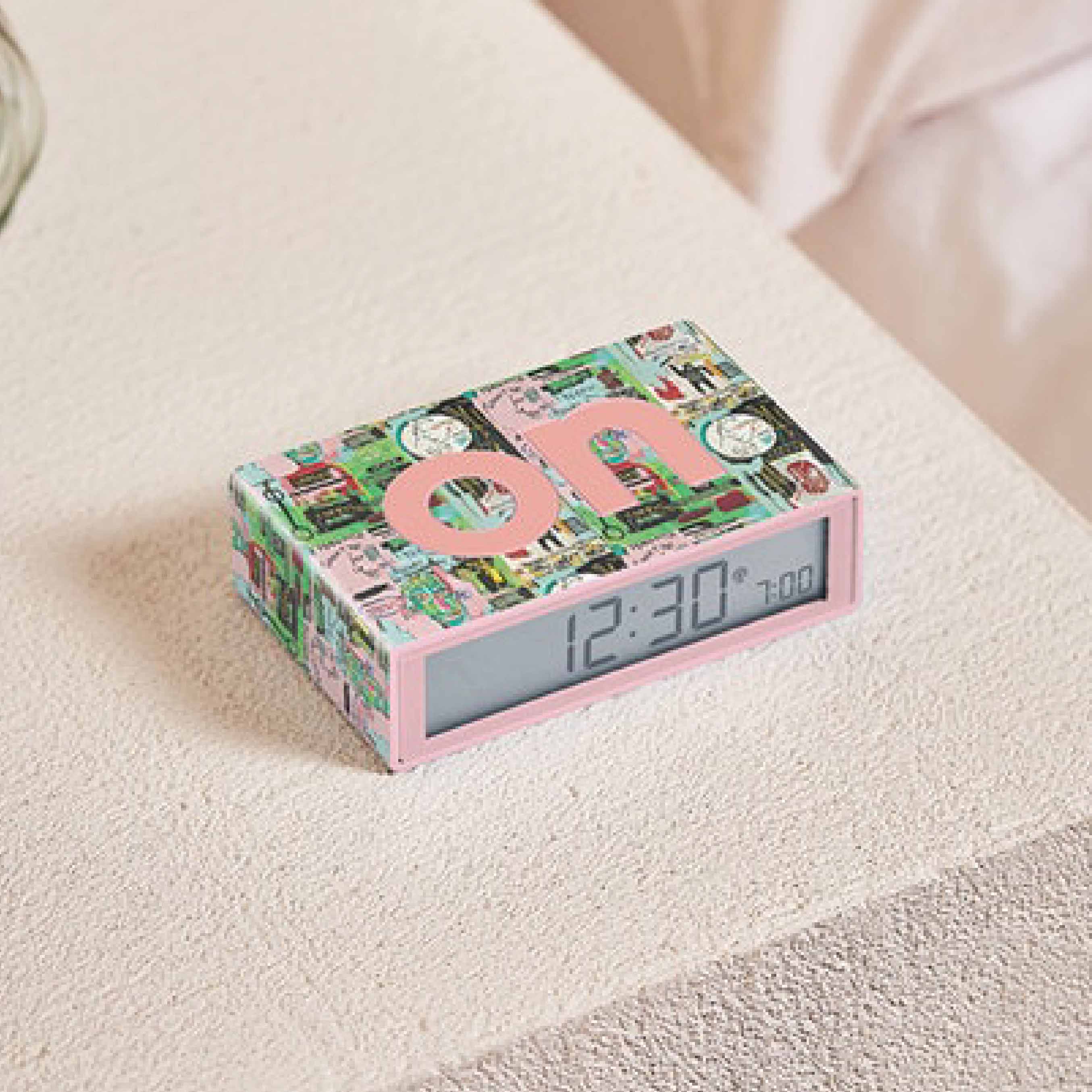 Flip+ Alarm Clock - Lexon x Jean-Michel Basquiat In Italian - Last Chance