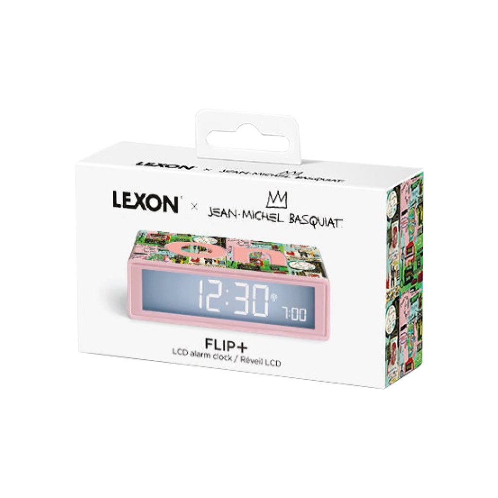 Flip+ Alarm Clock - Lexon x Jean-Michel Basquiat In Italian - Last Chance