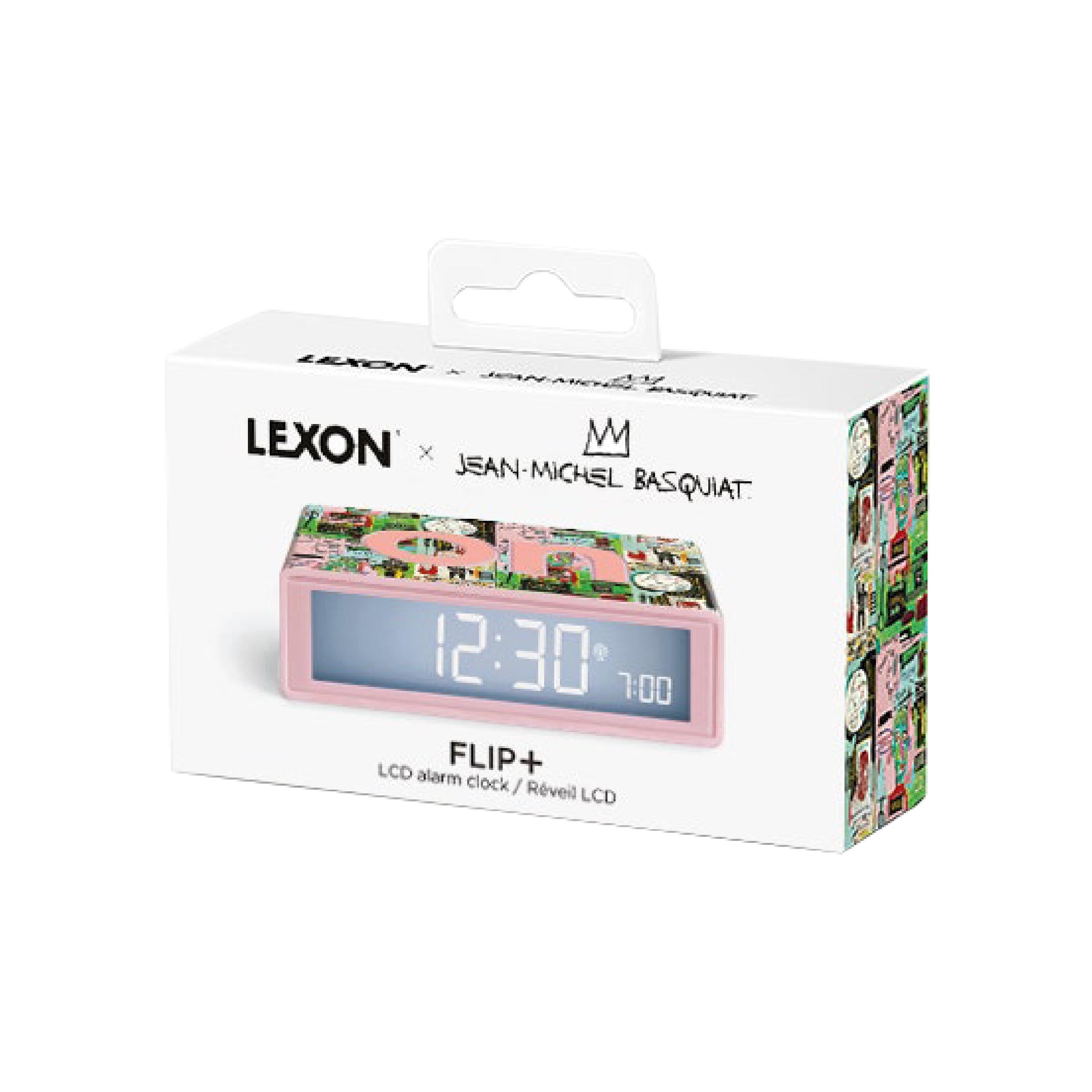 Flip+ Alarm Clock - Lexon x Jean-Michel Basquiat In Italian - Last Chance