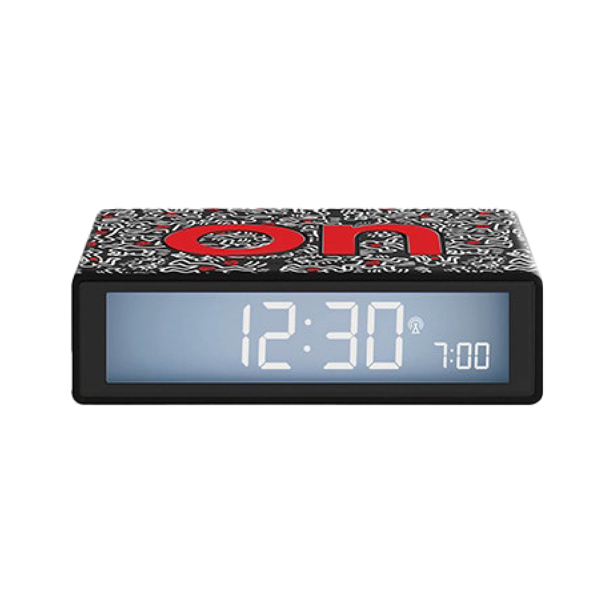 Flip+ Alarm Clock - Lexon x Keith Haring - Love Black