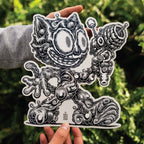 Alien Felix Super Sticker
