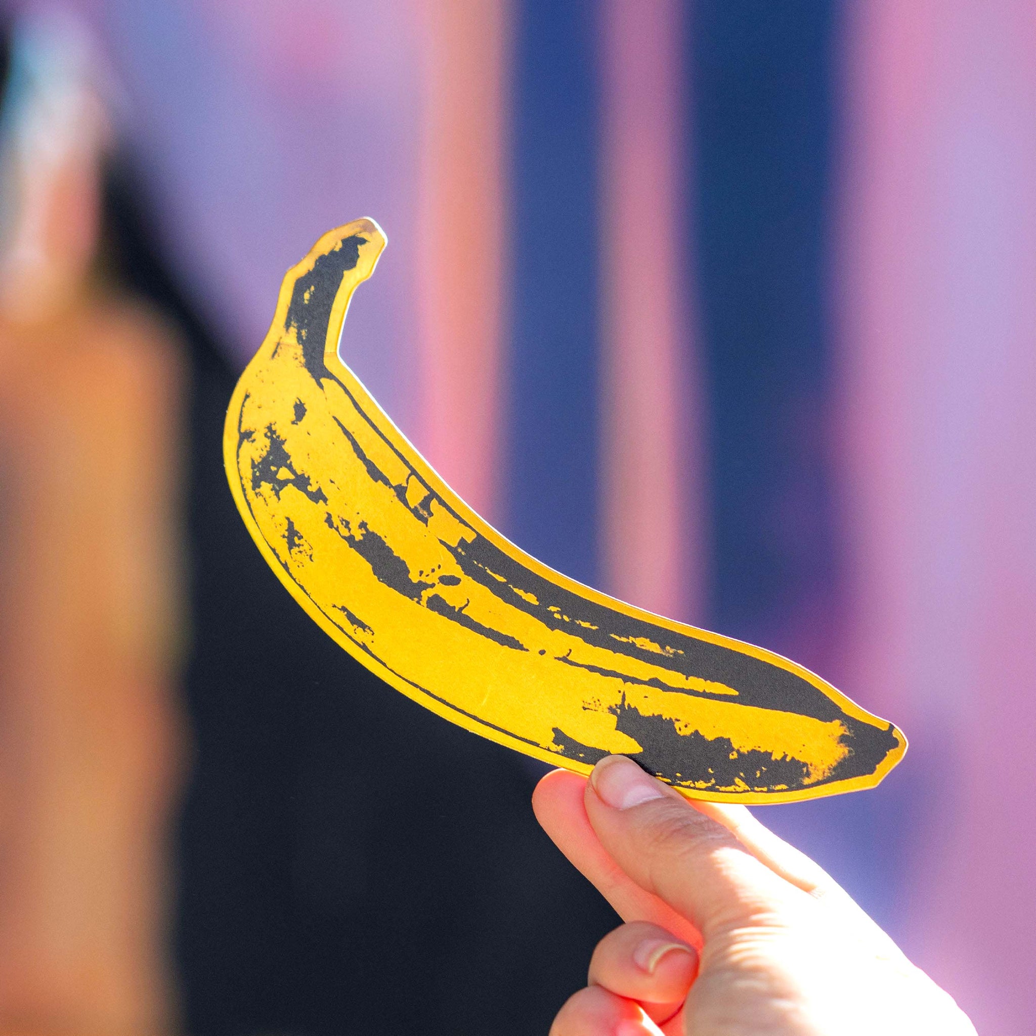 Andy Warhol Banana Shaped Bookmark