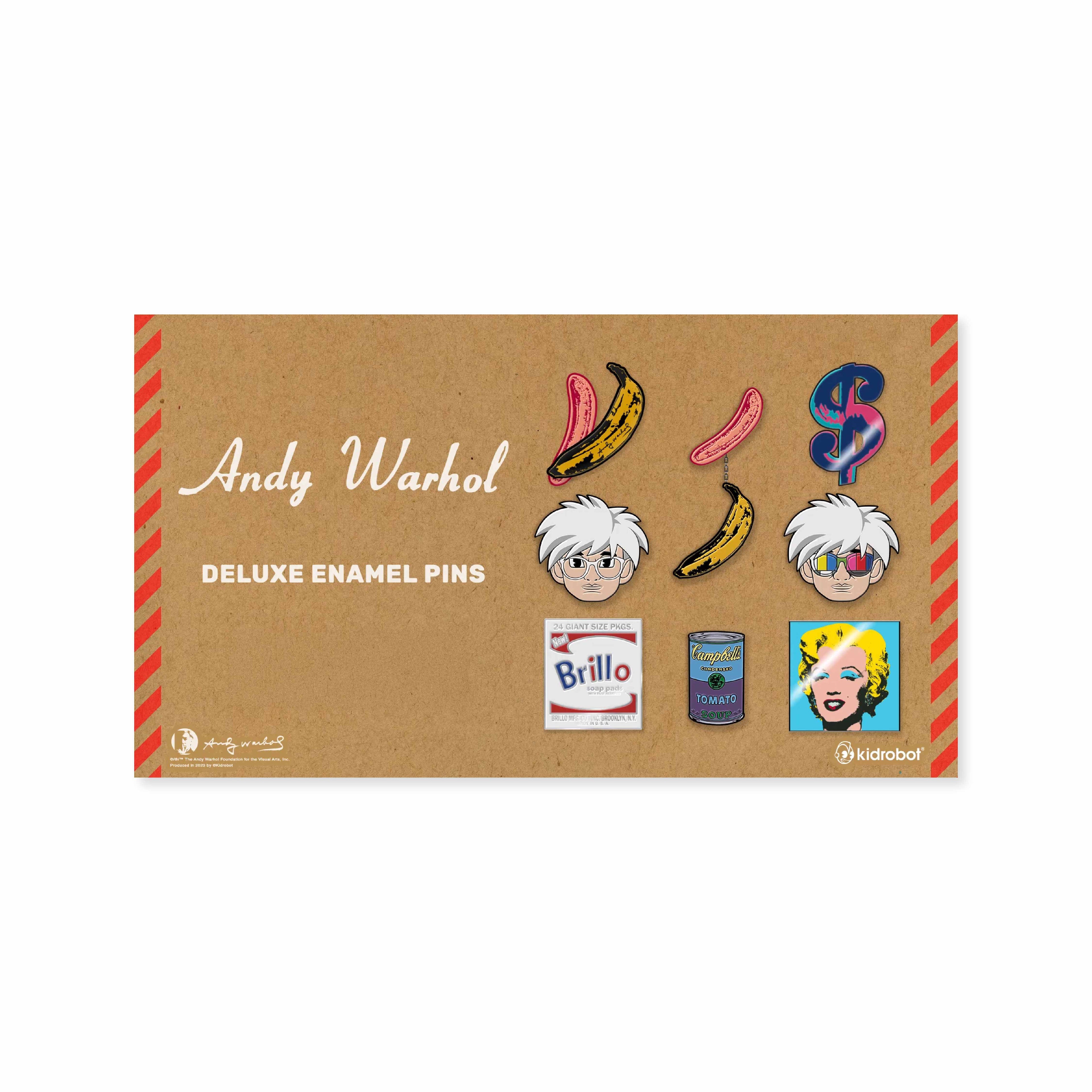 Andy Warhol Deluxe Enamel Pin - Window Boxed