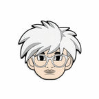 Andy Warhol Deluxe Enamel Pin - Window Boxed