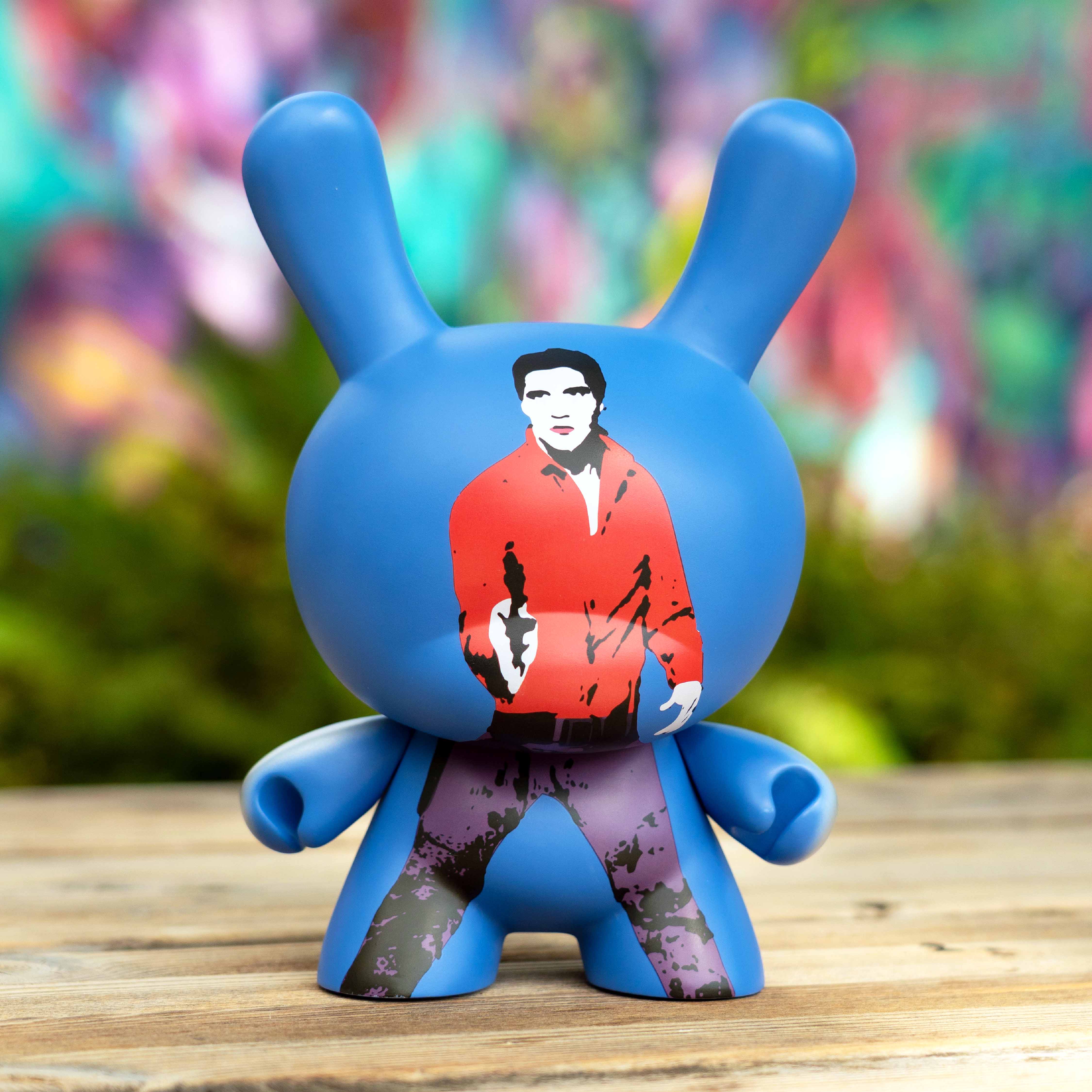 Andy Warhol Flaming Star Elvis 8” Dunny – Limited Edition