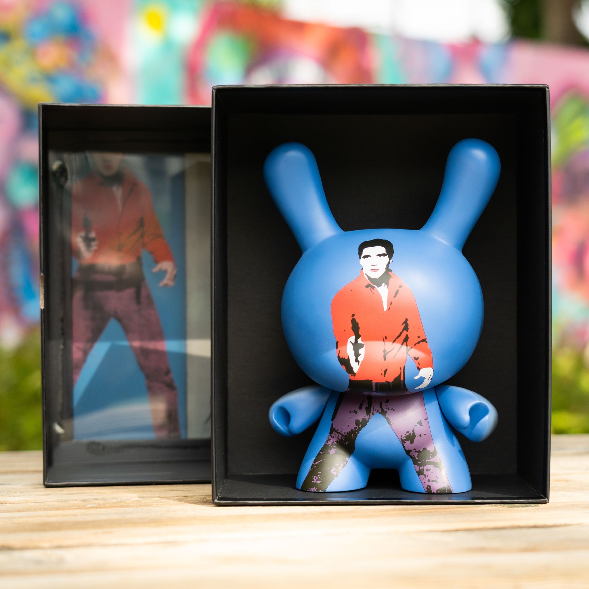 Andy Warhol 8” Masterpiece Flaming Star Elvis Dunny Art Figure - Limited Edition