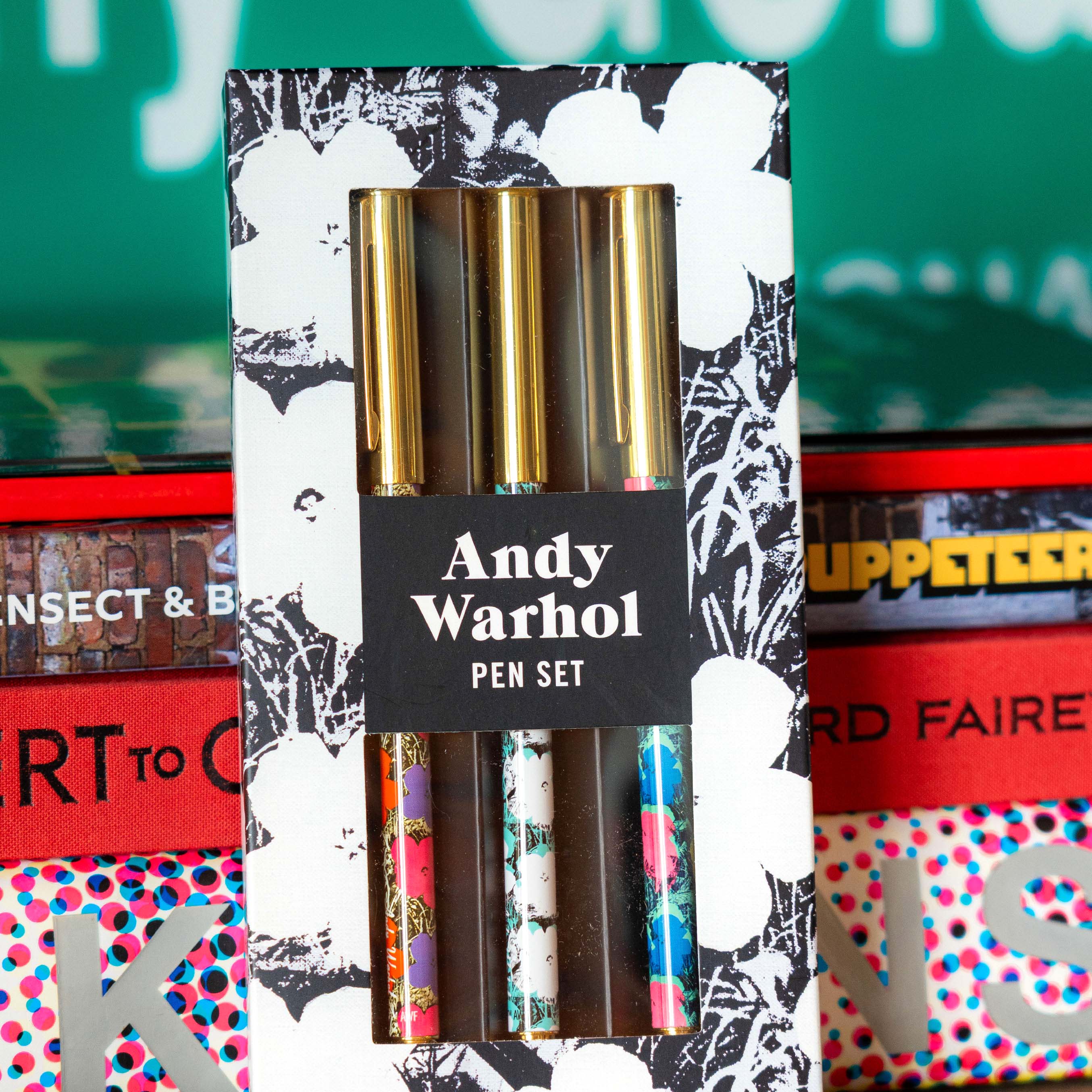 Andy Warhol Flowers Everyday Pen Set