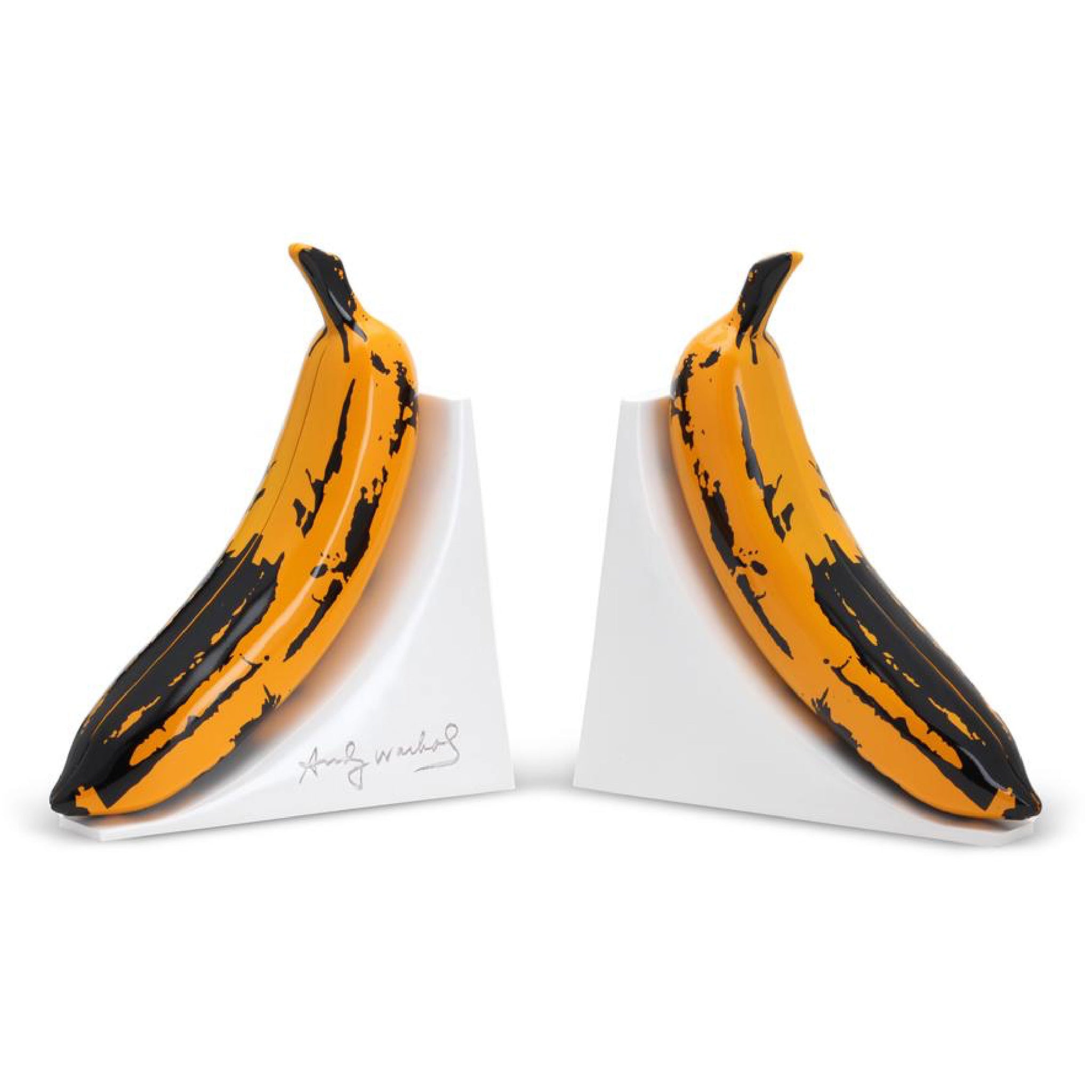 Andy Warhol Resin Yellow Banana Bookends