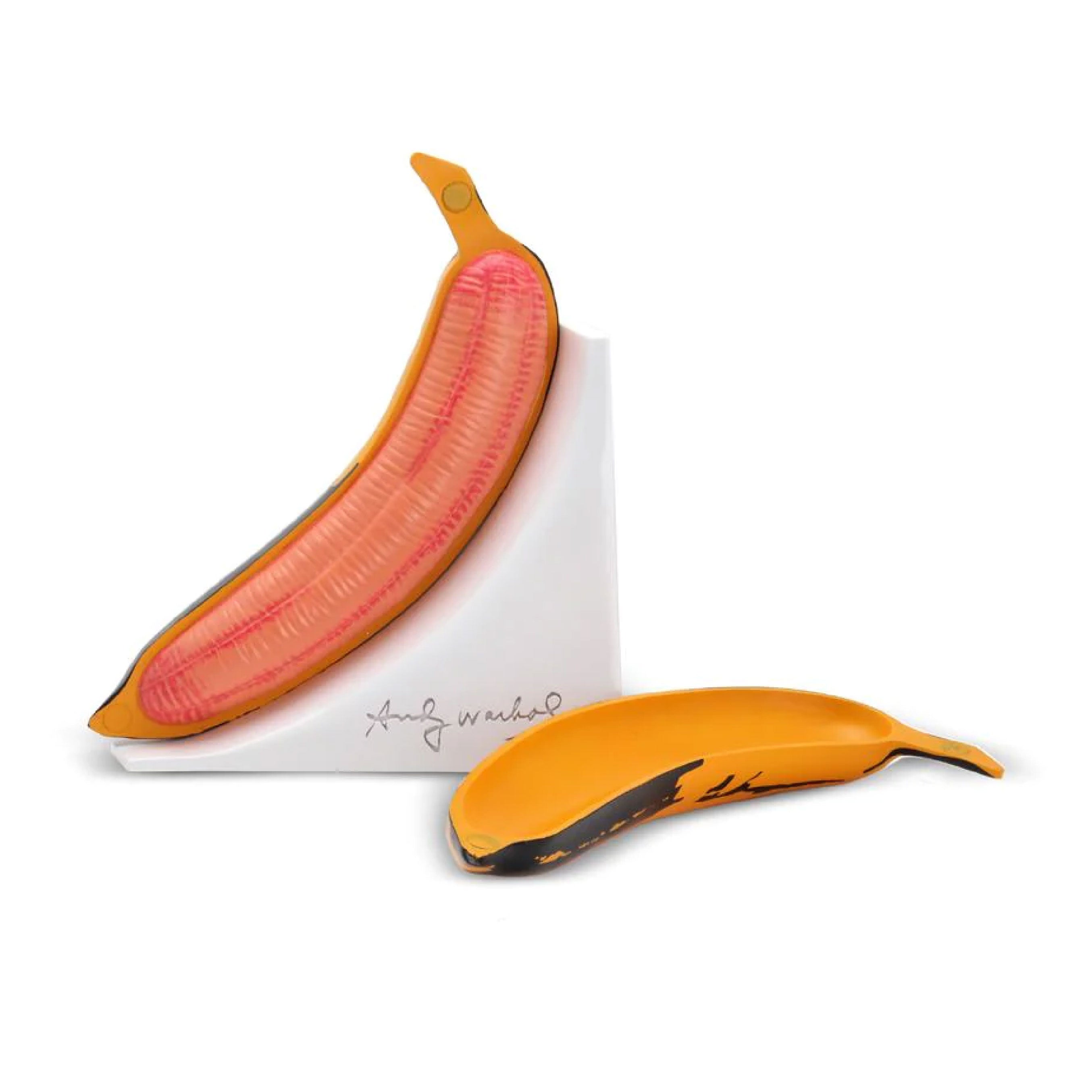 Andy Warhol Resin Yellow Banana Bookends Secondary image