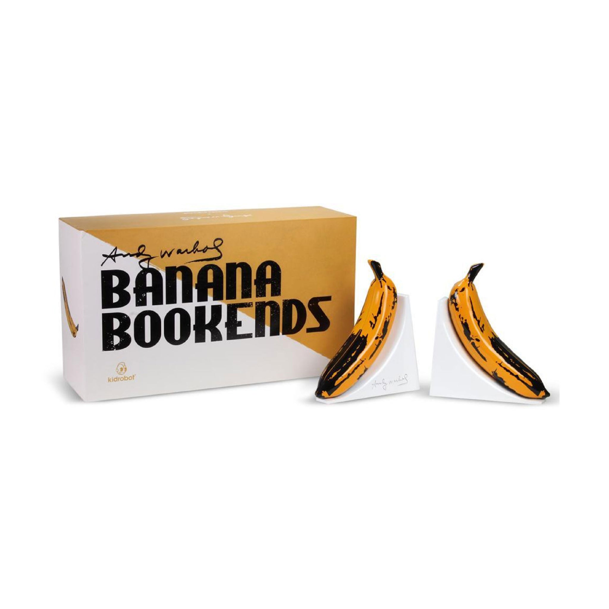 Andy Warhol Resin Yellow Banana Bookends