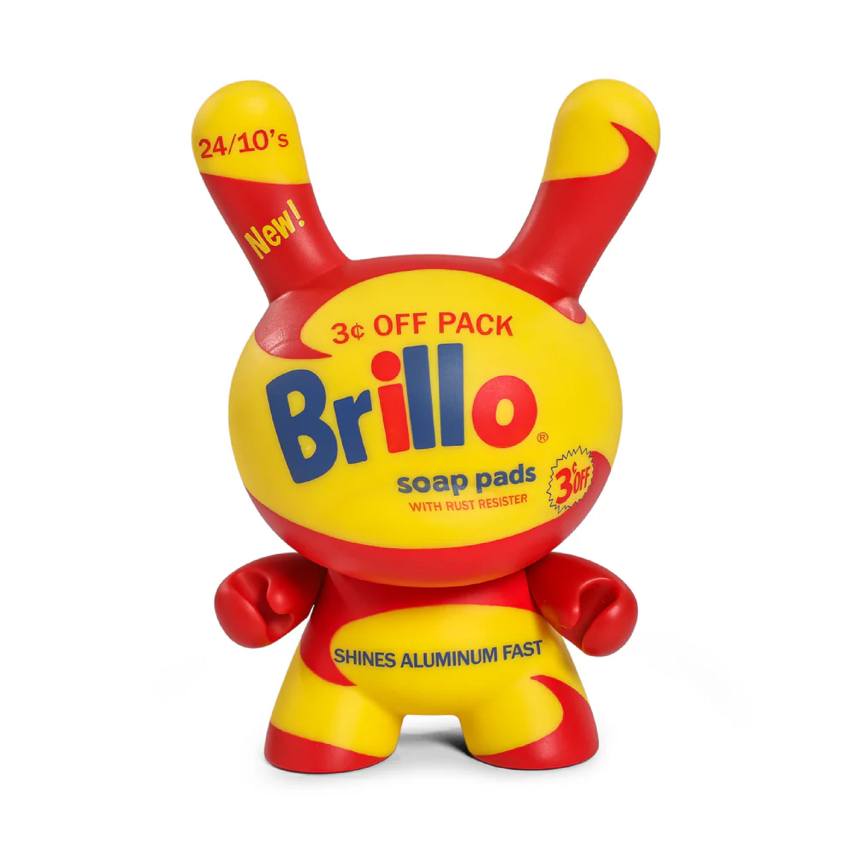 Andy Warhol 8" Masterpiece Vinyl Yellow Brillo Box Dunny Main image