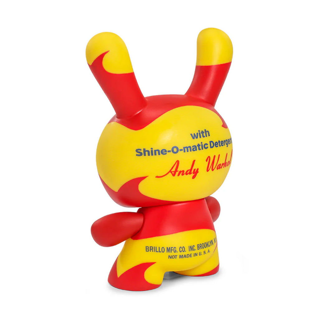 Andy Warhol 8" Masterpiece Vinyl Yellow Brillo Box Dunny