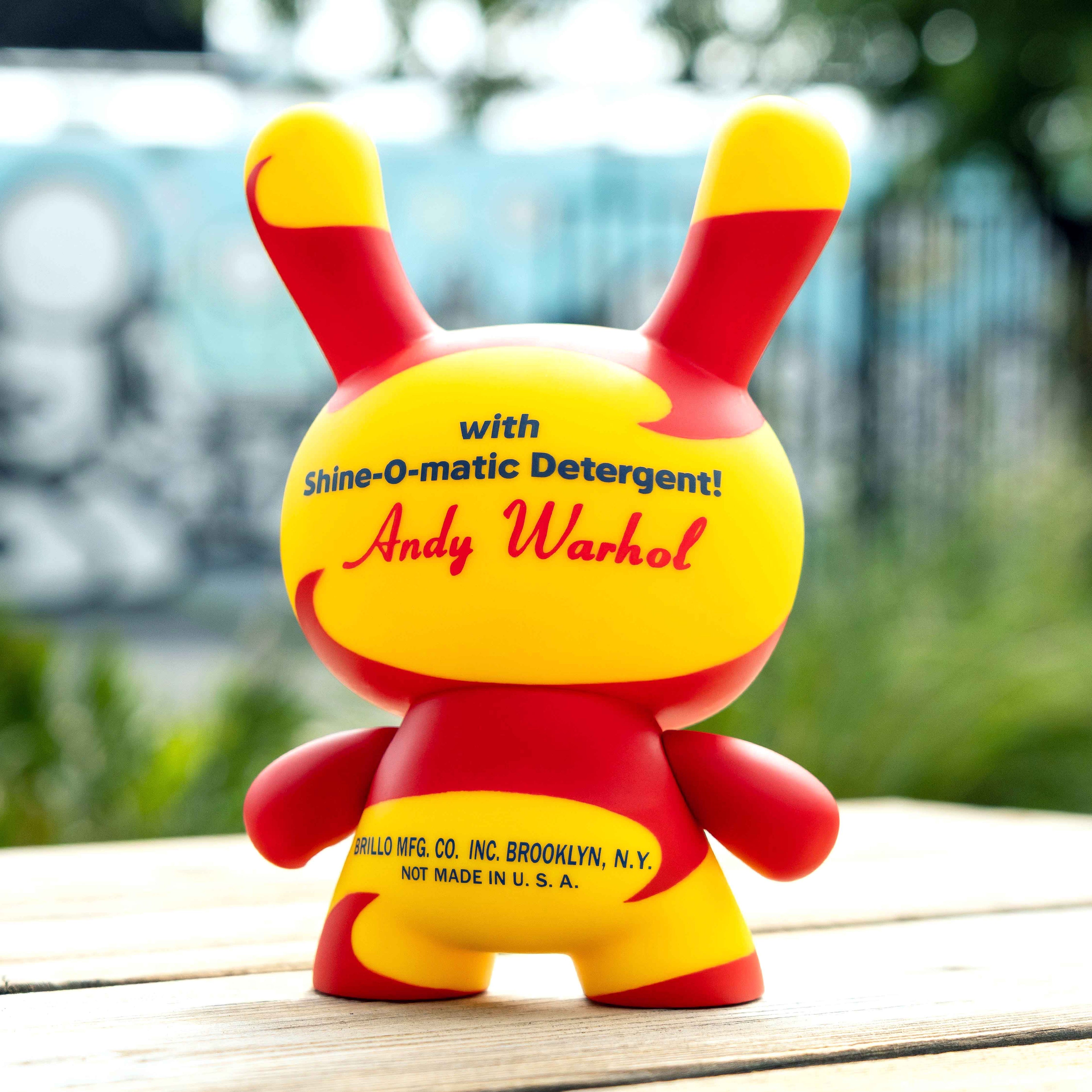 Andy Warhol 8" Masterpiece Vinyl Yellow Brillo Box Dunny