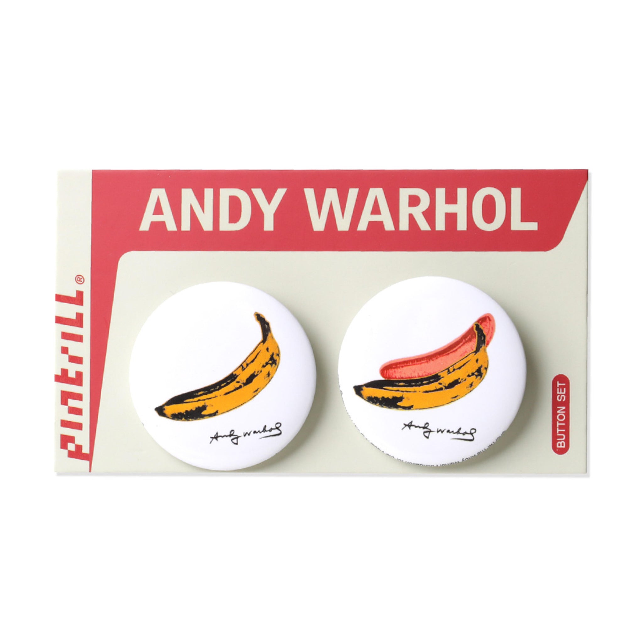 Warhol Bananas Button Set Series 1