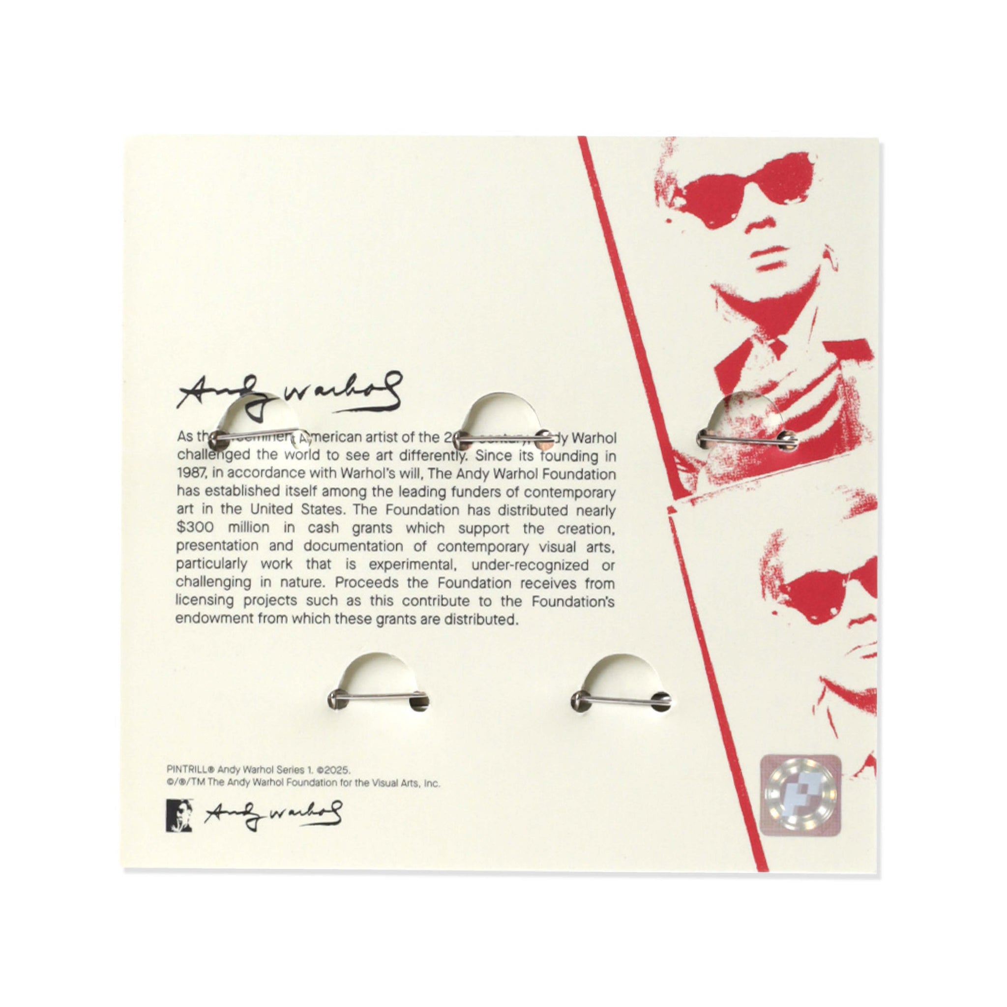 Warhol Variety 5 Button Set Series 1