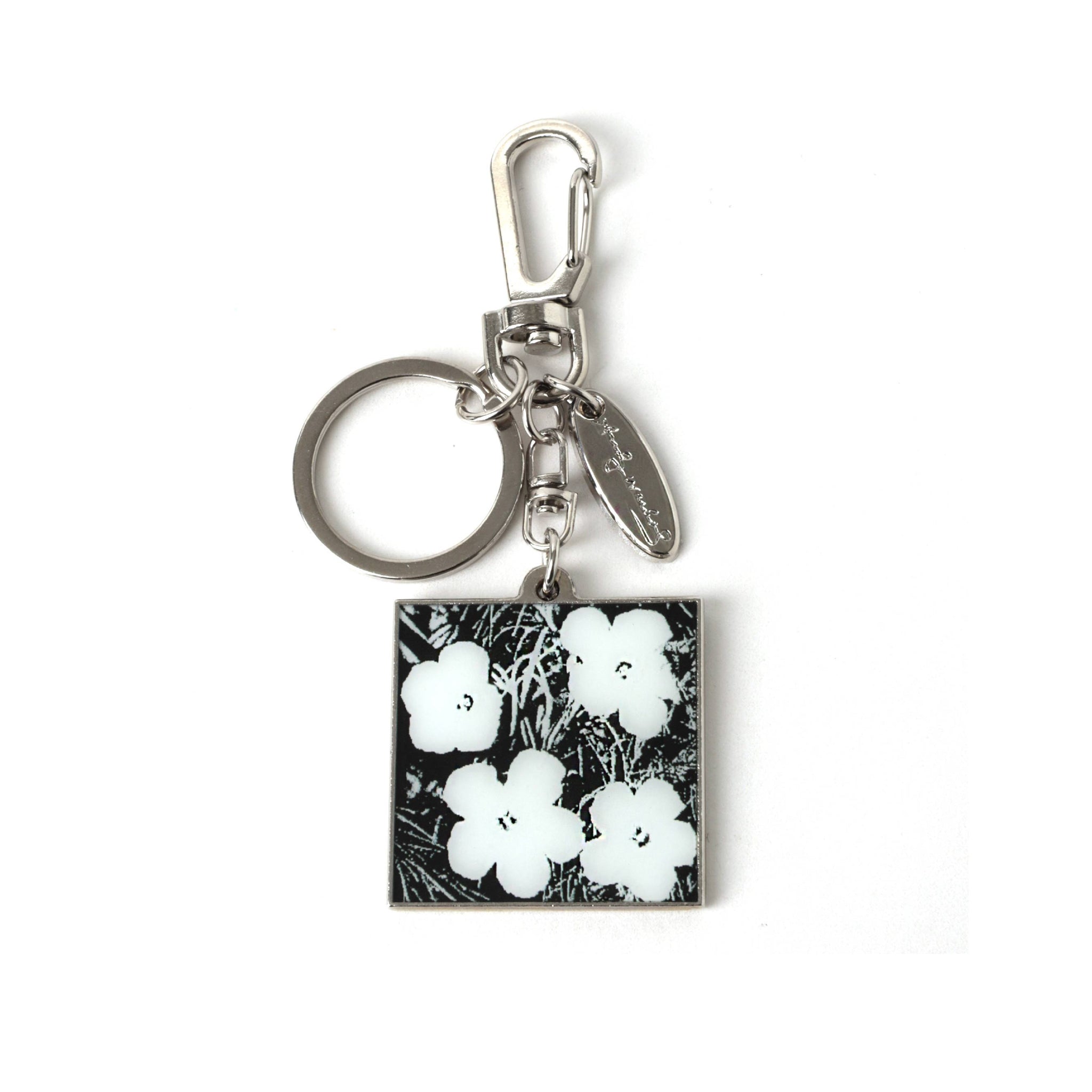 Warhol Flowers Metal Keyclip Series 1