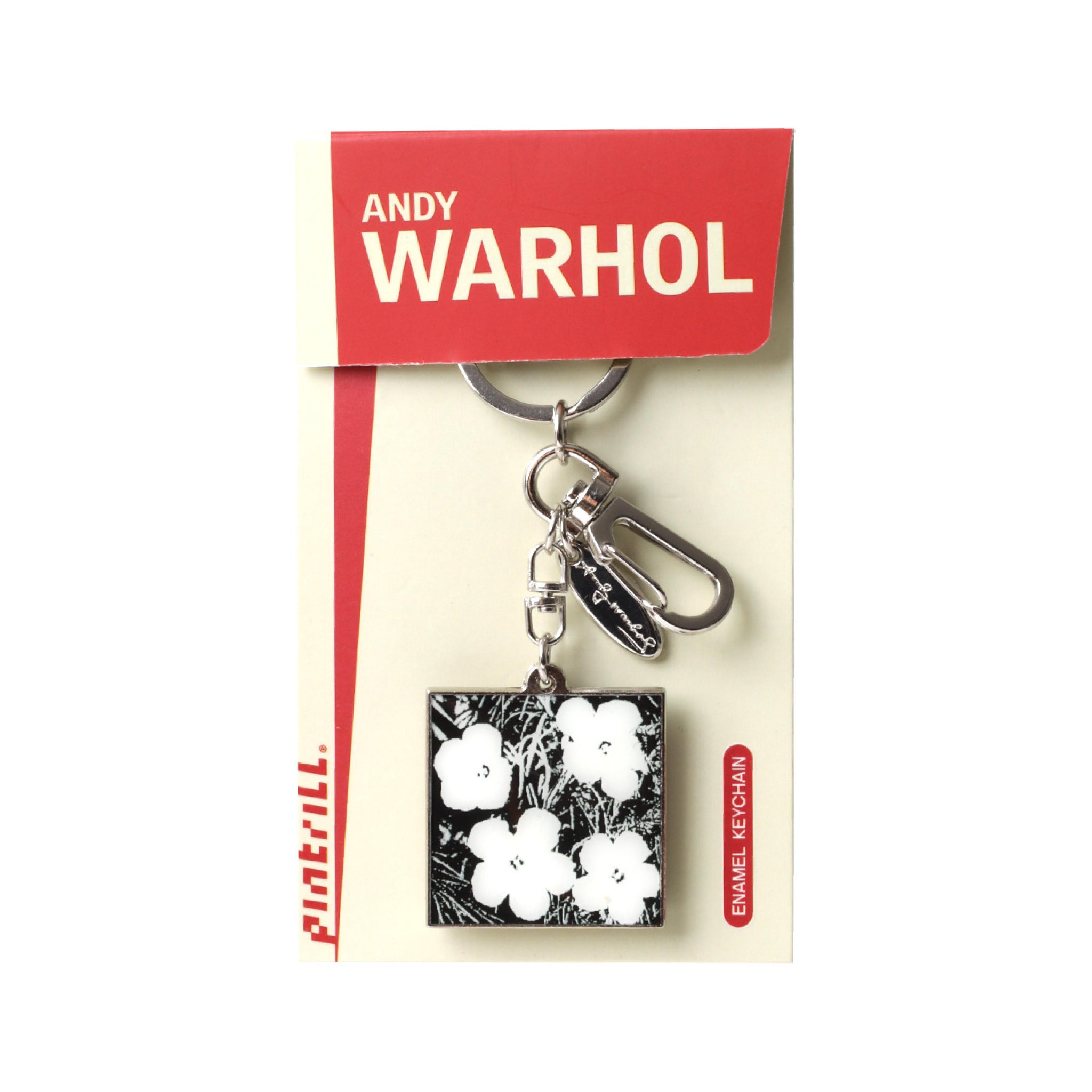 Warhol Flowers Metal Keyclip Series 1