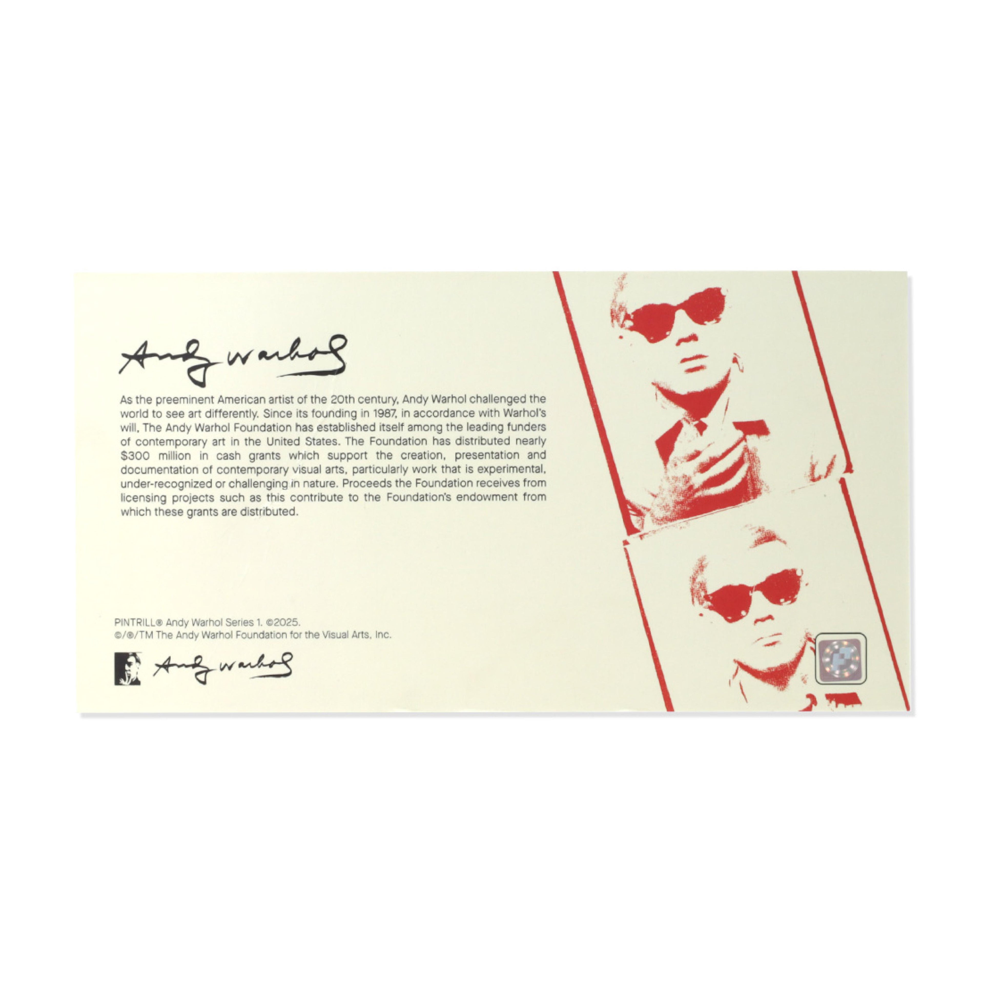 Warhol Flowers Acrylic Magnet Set Series 1
