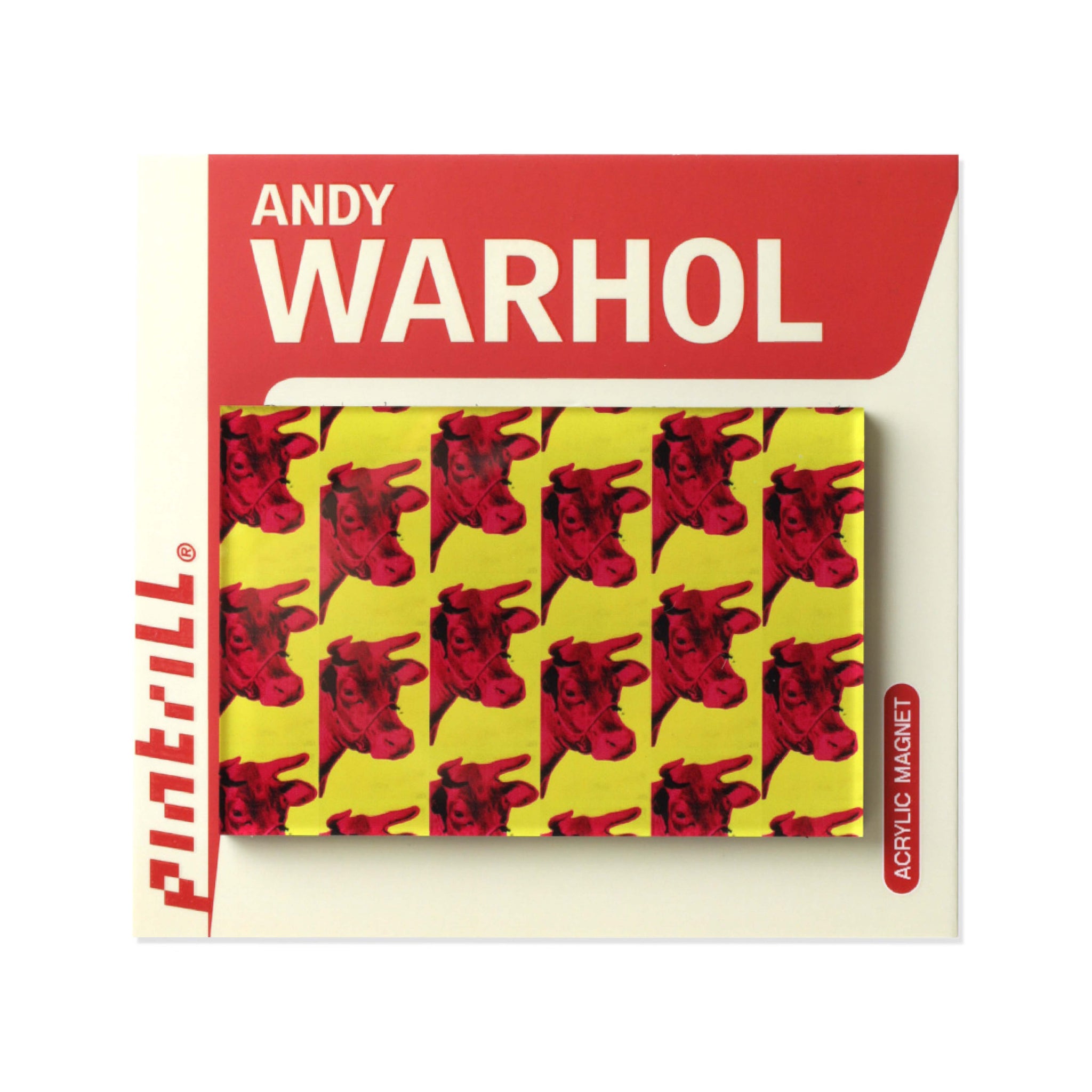 Warhol Cows Print Acrylic Magnet Series 1