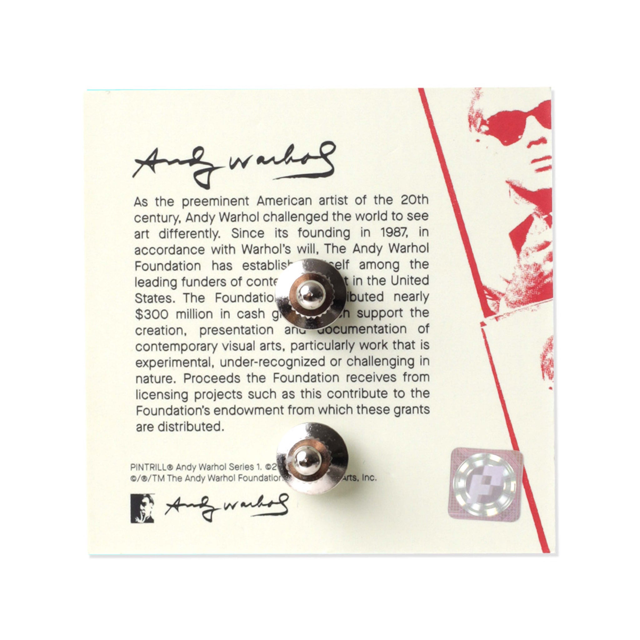 Warhol Cows Yellow & Purple Pin Series 1