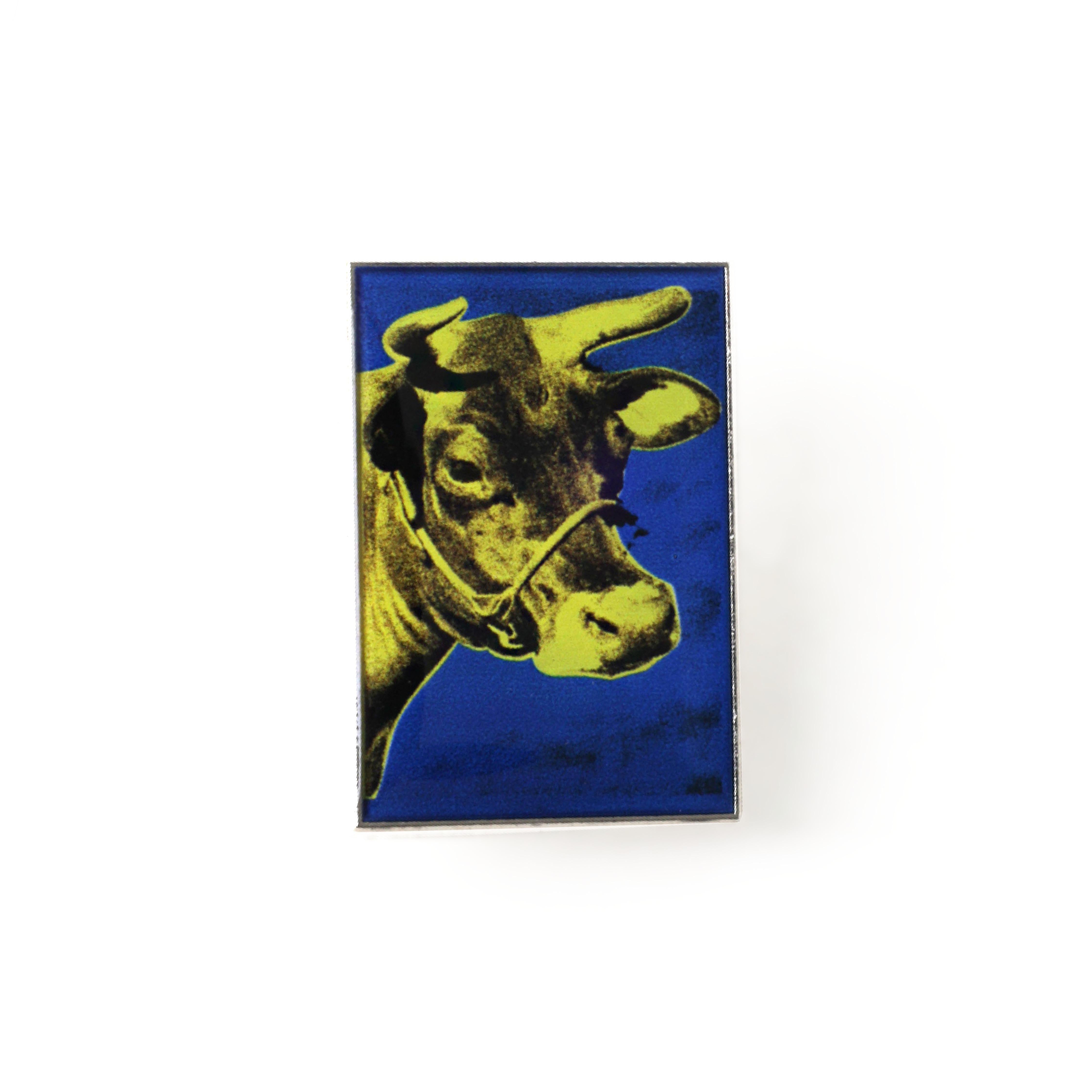 Warhol Cows Yellow & Purple Pin Series 1 Main image