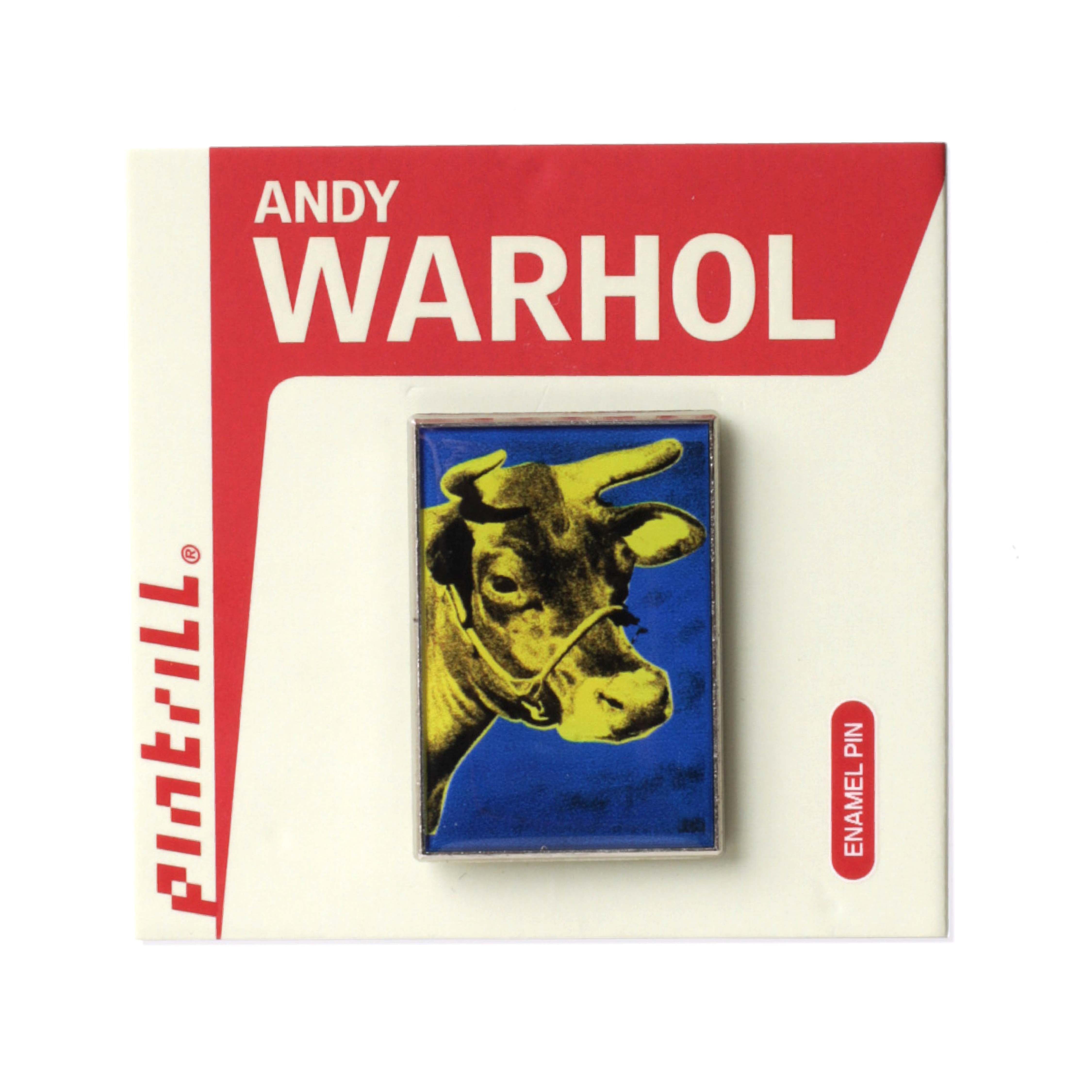 Warhol Cows Yellow & Purple Enamel Pin | Series 1 – The Wynwood