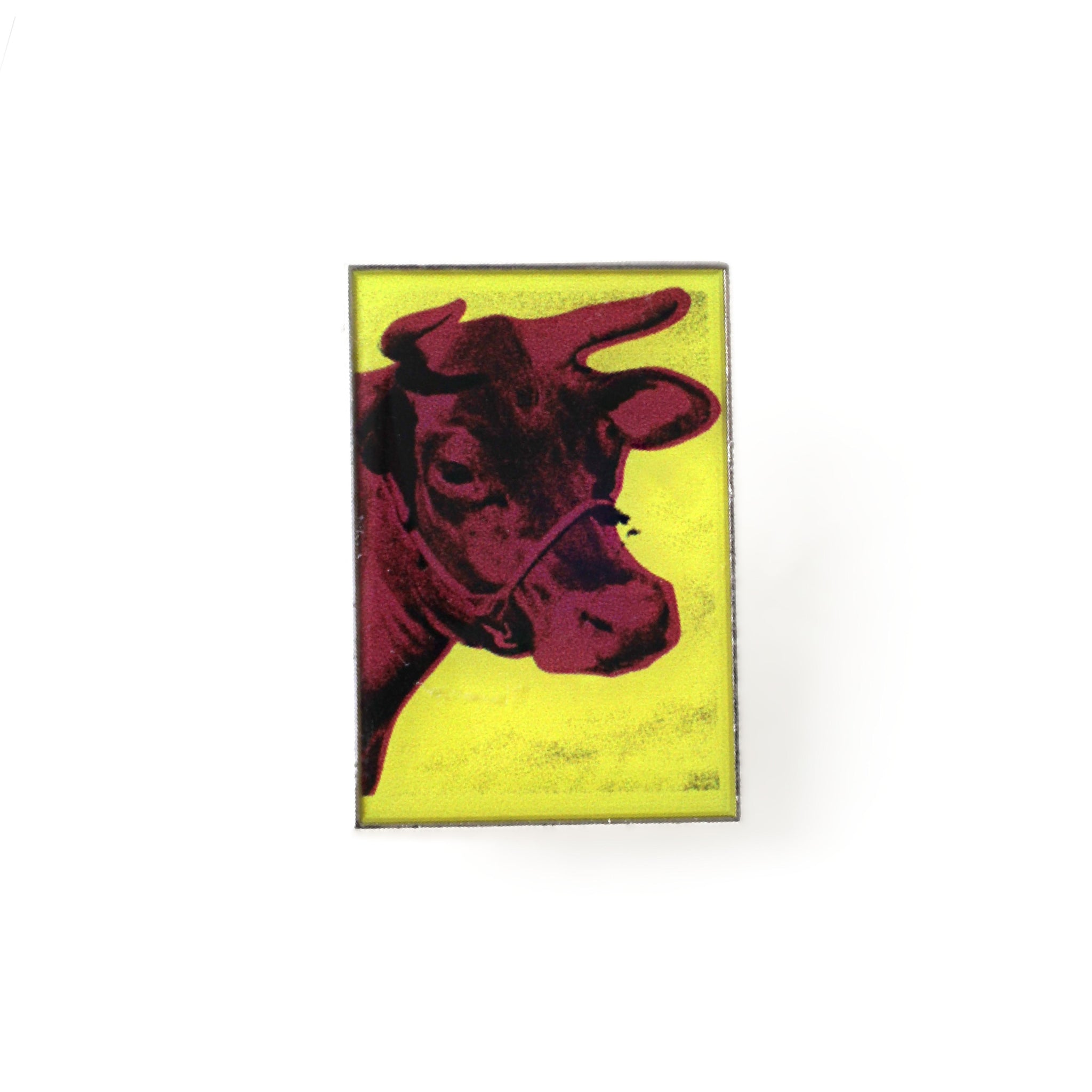 Warhol Cows Yellow & Red Pin Series 1